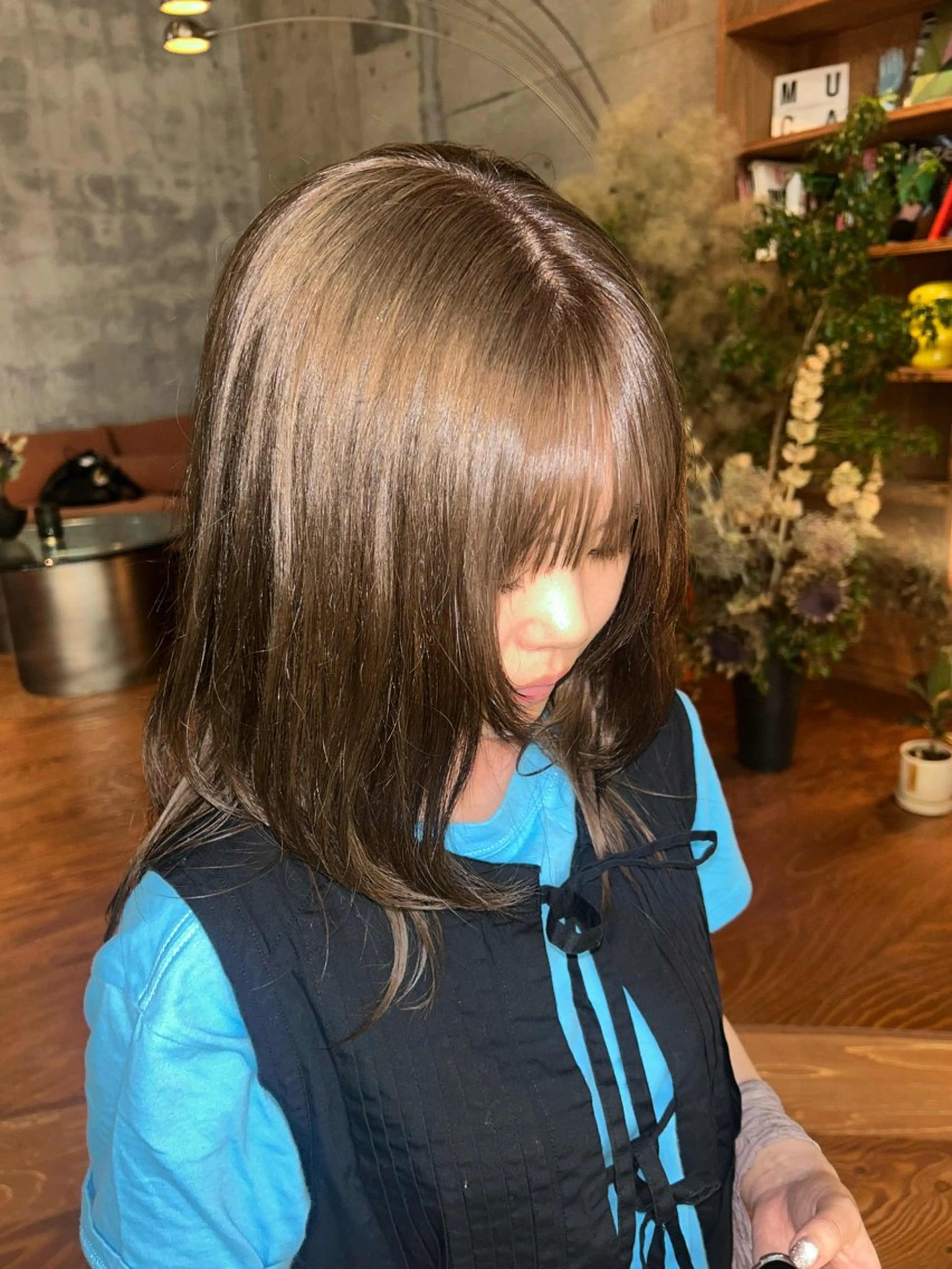 カラー ダブルカラー ヘーゼル ヘアカラー 【sica】 平井涼樺のヘアスタイル