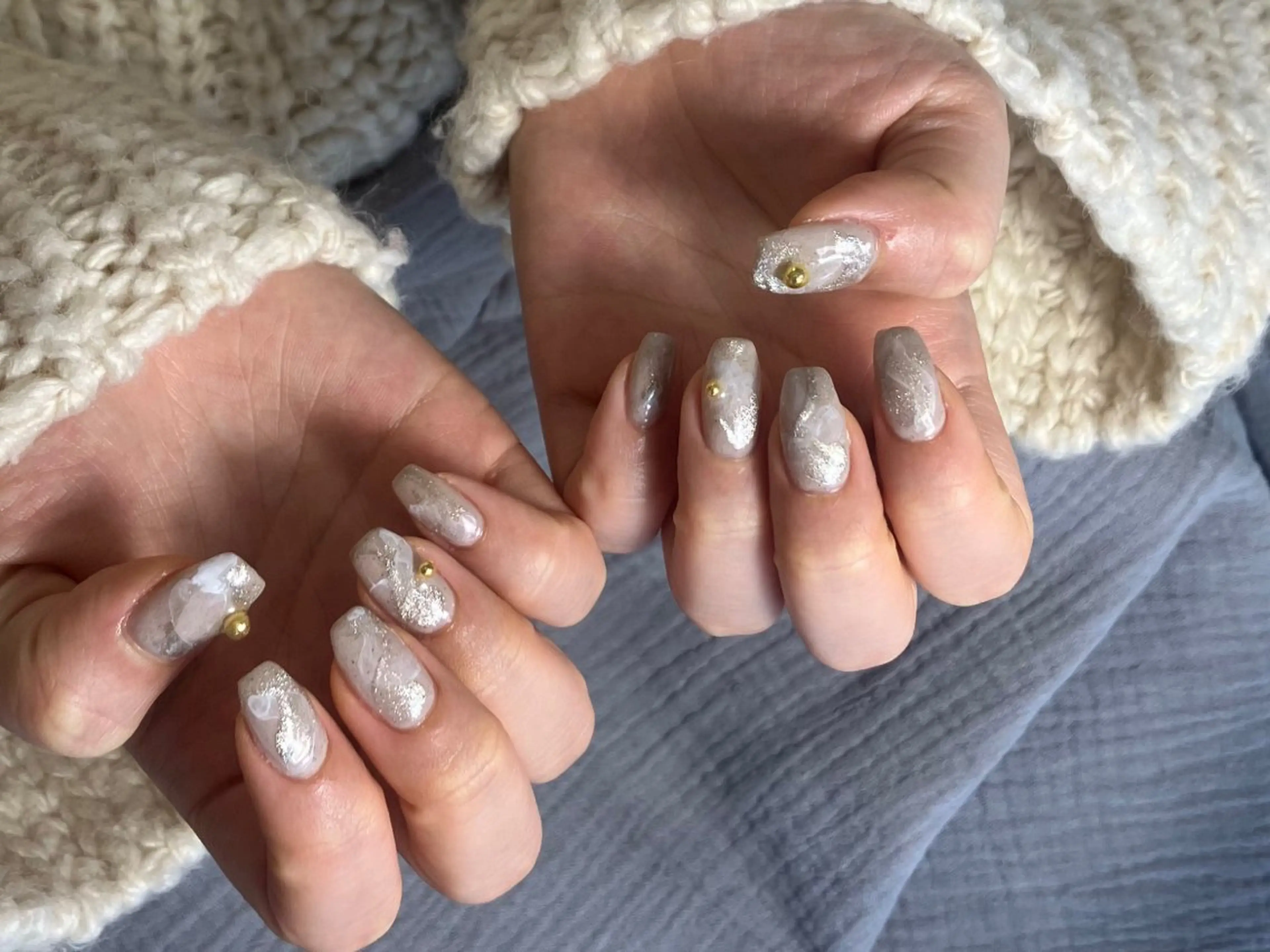 ネイル ハンドネイル Nail salon Roovely 代官山店【ネイルサロンルブリー】所属・roovely Rumi/ニュアンスのネイルデザイン