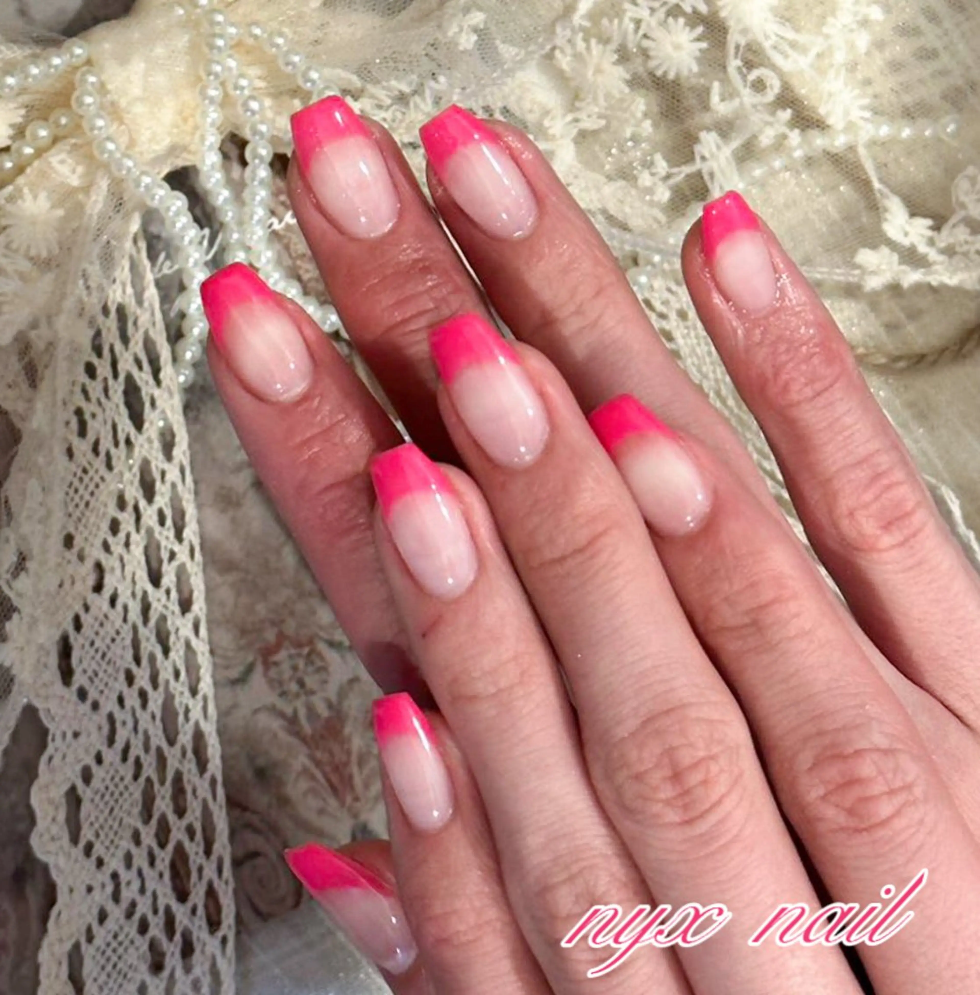 ネイル フレンチネイル MA MIのネイルデザイン