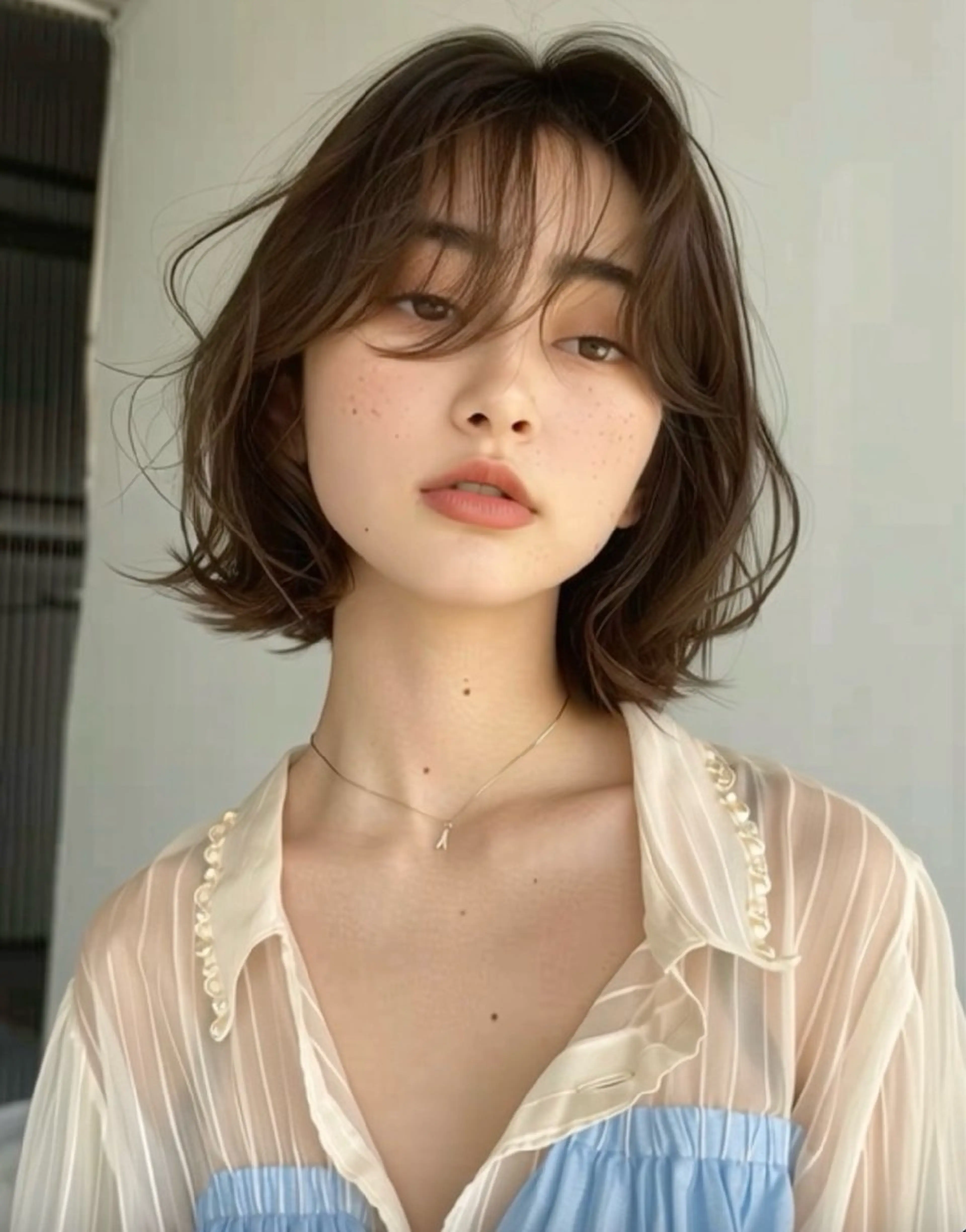 ミディアム カラー ナック 梅田店 根元カラー/リタッチのヘアスタイル