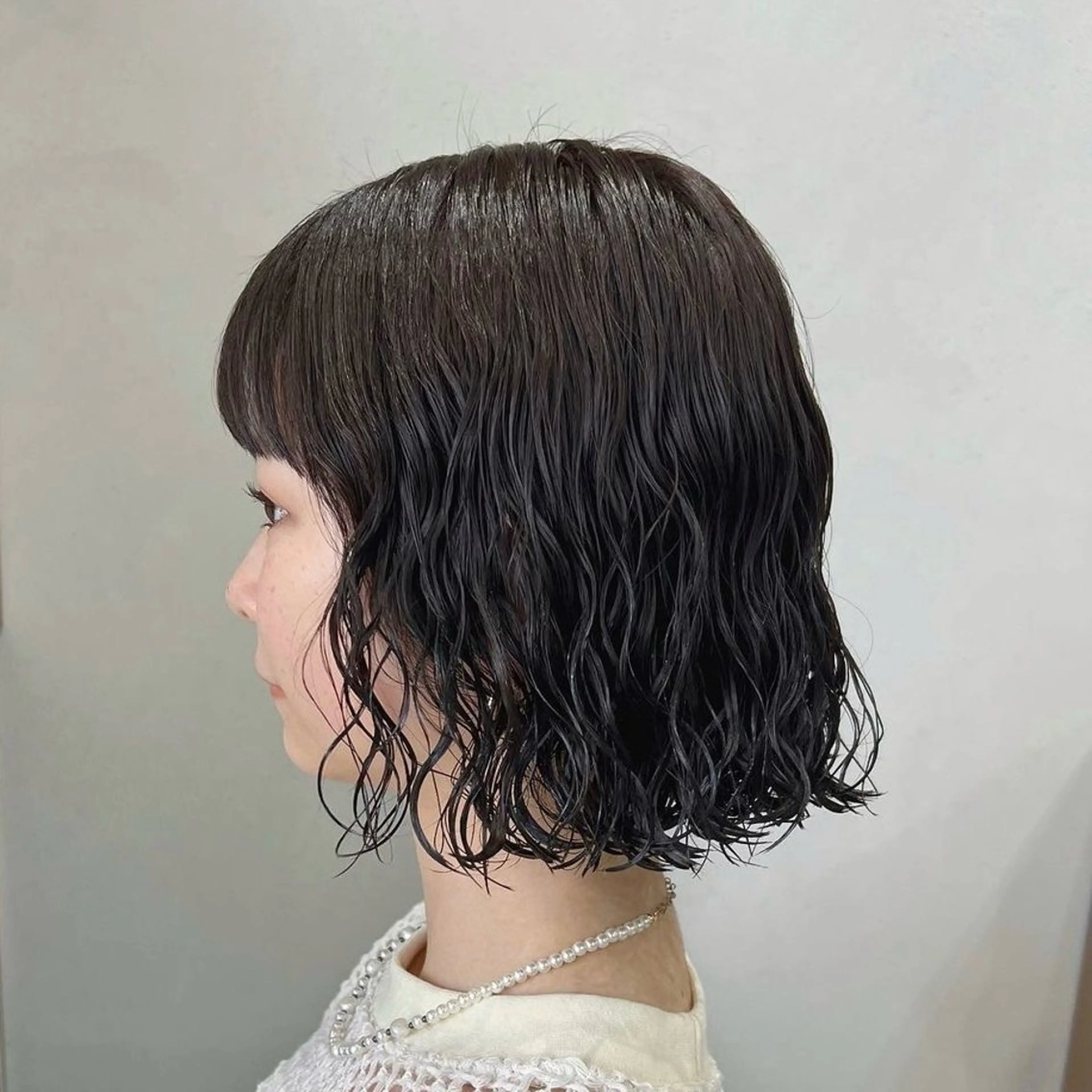 ミディアム パーマ ミディアムパーマ picasso yume/ボブカットのヘアスタイル