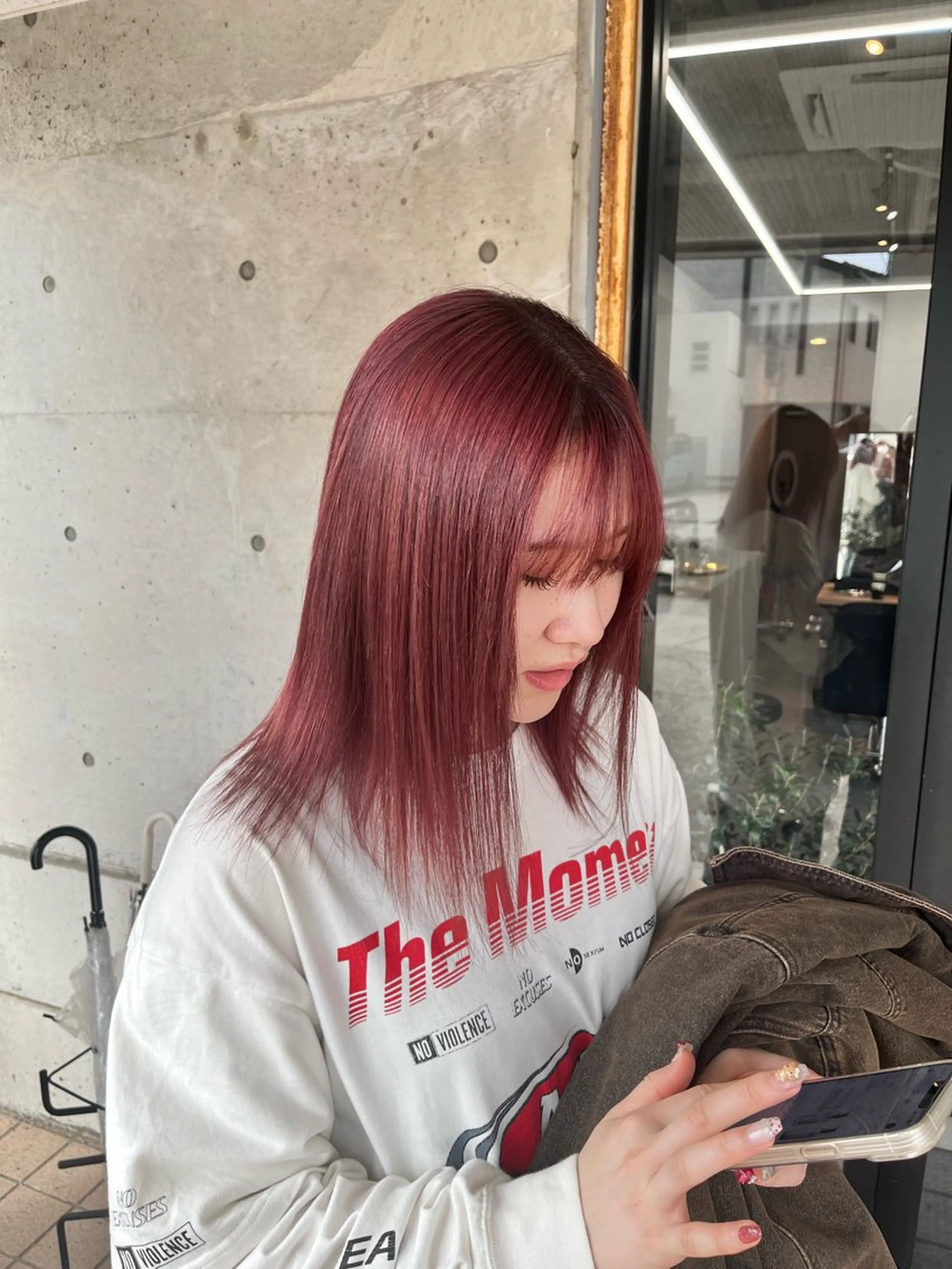 ミディアム カラー hair salon SILLO.のヘアスタイル