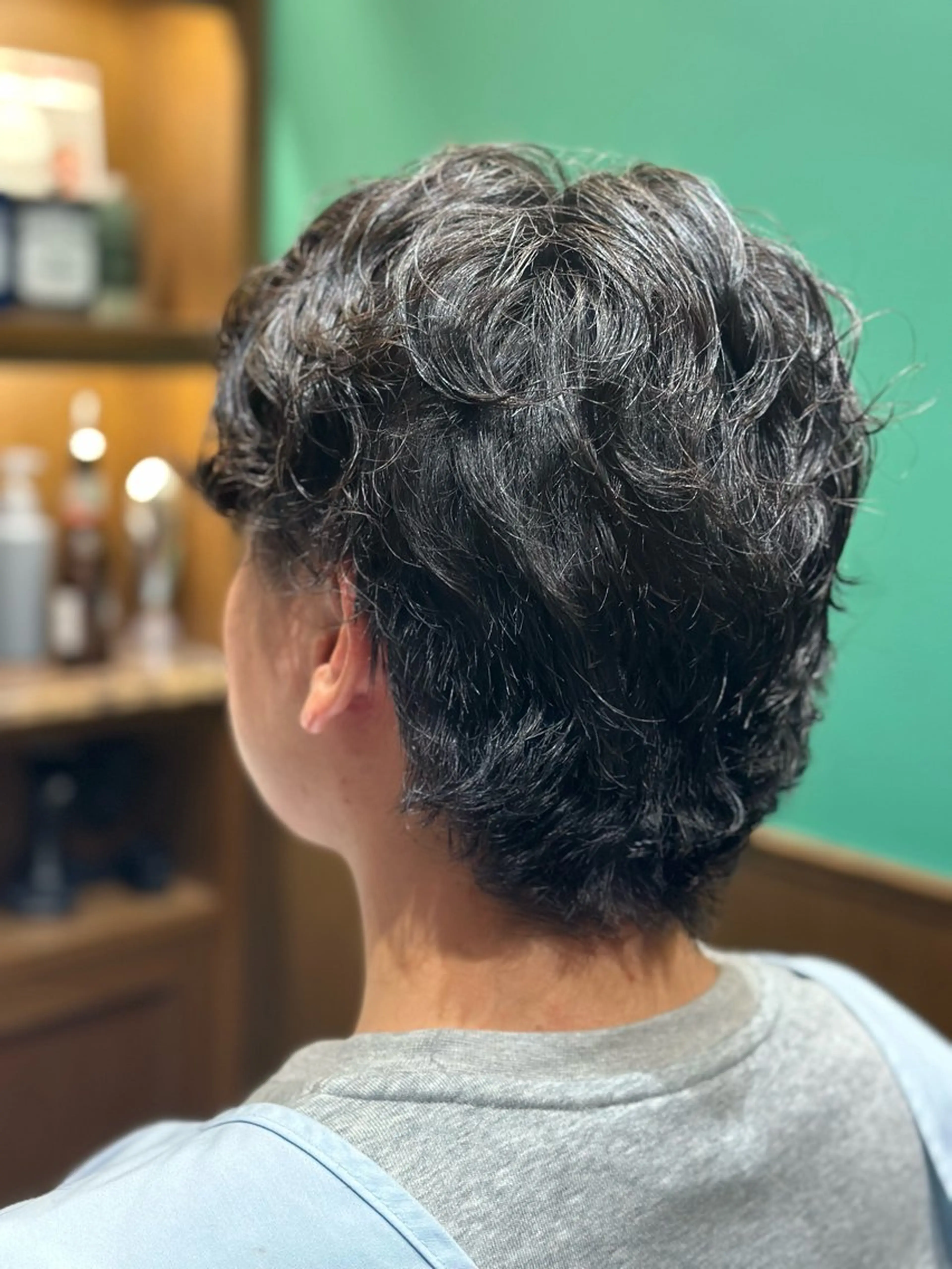 ミディアム 杉本 和大のヘアスタイル