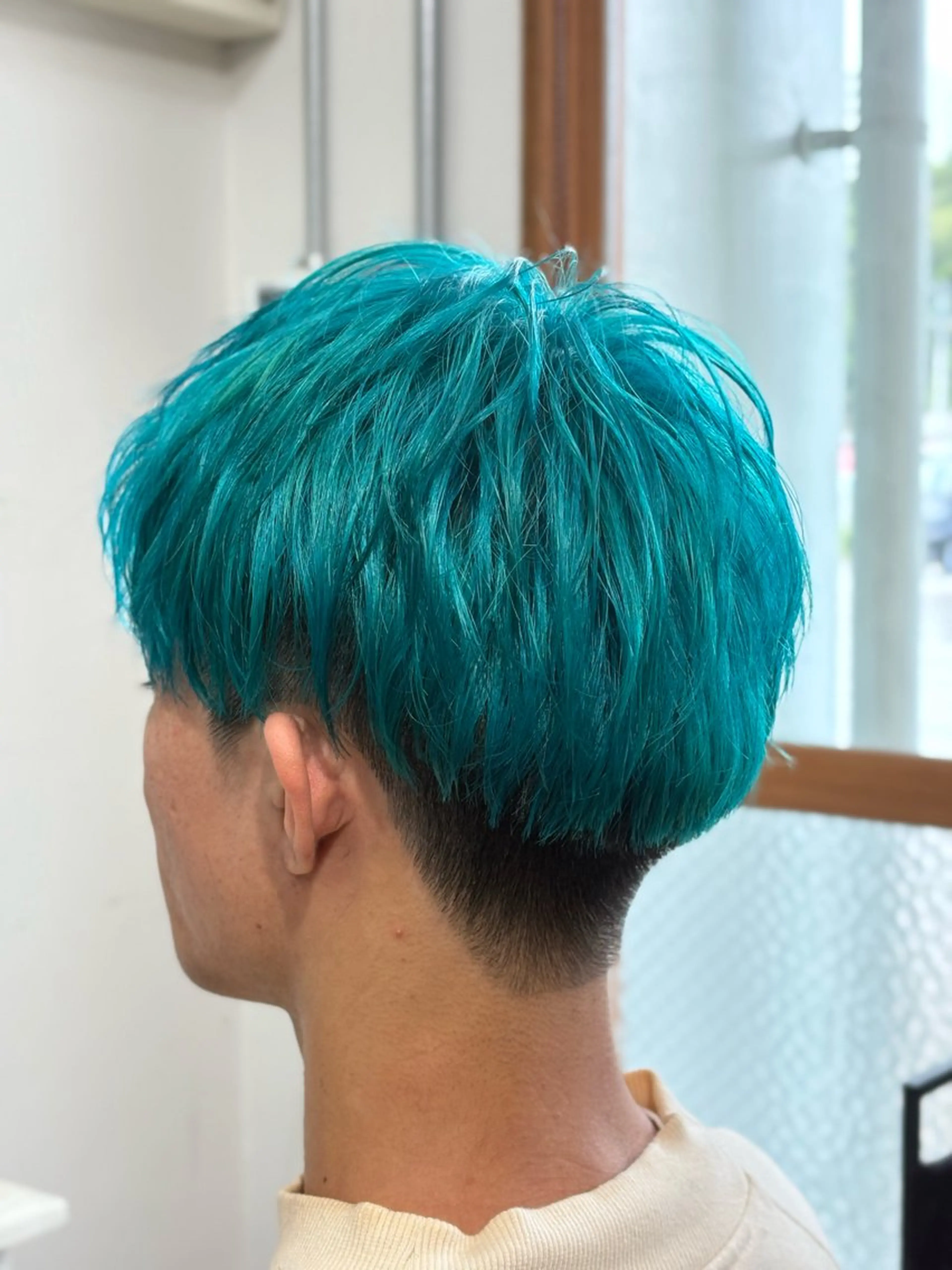 カラー メンズ ブルーカラー ヘアカラー Snalyメンズ特化 スエハラのヘアスタイル