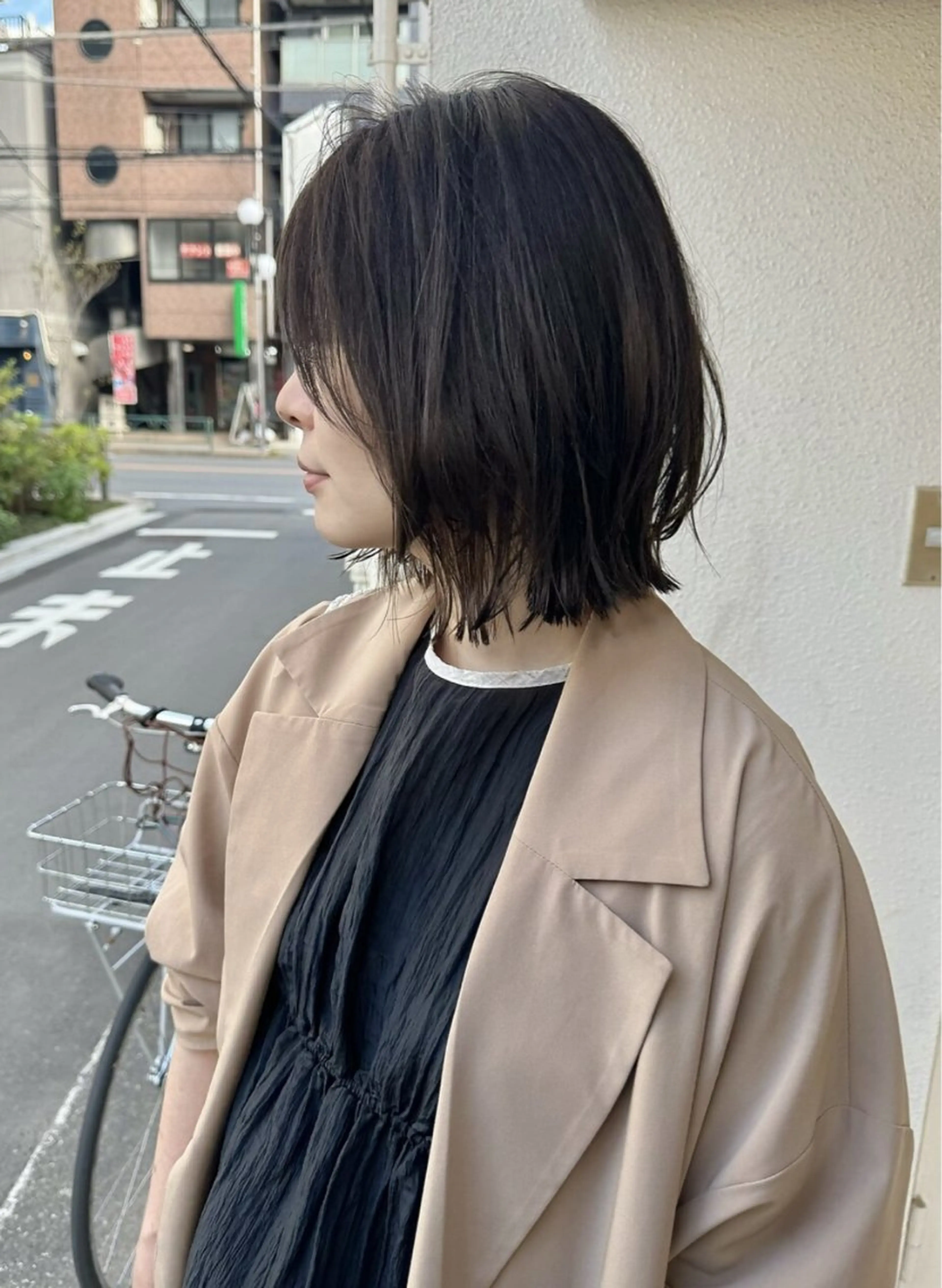 ショート カラー アッシュ アッシュグレー アッシュグレージュ グレージュ ヘアカラー 立川艶髪カラーと映画 美容師YUJIのヘアスタイル