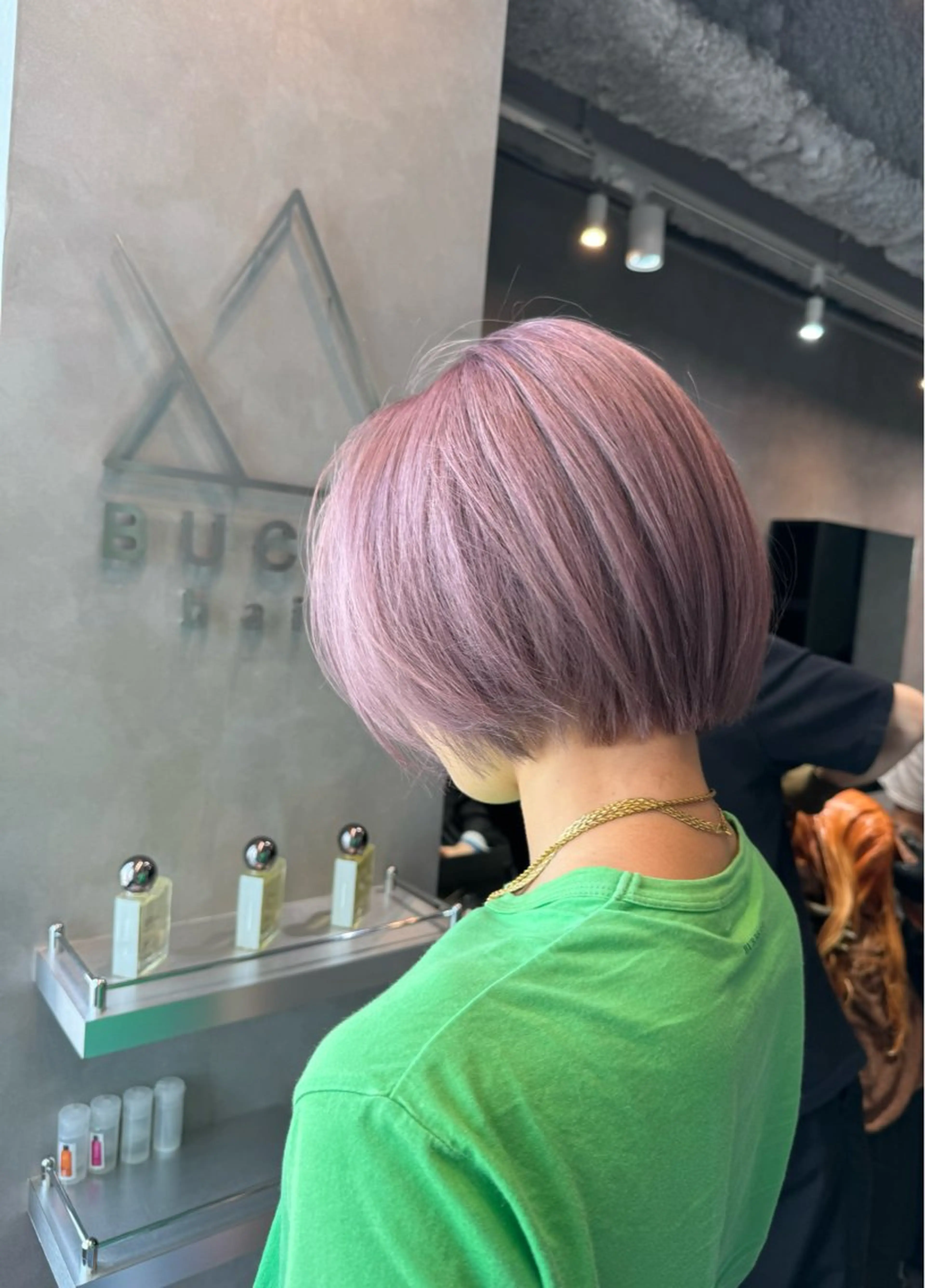 ショート カット ヘアカラー トリートメント 坂谷 BUCKS/縮毛矯正のヘアスタイル