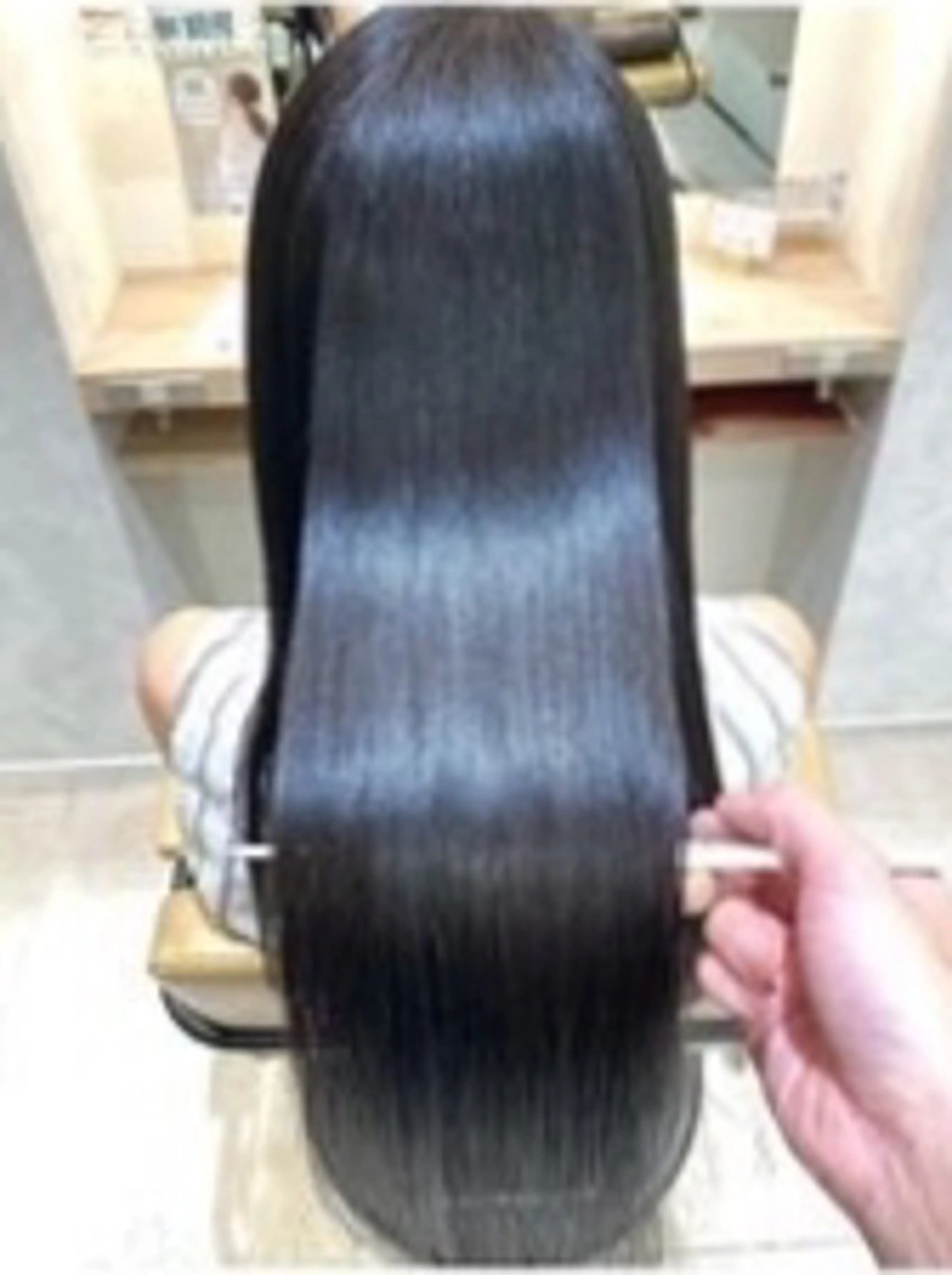 ロング パーマ 髪質改善 縮毛矯正 ストレートパーマ 大人女性の救世主💫 溝の口/岡部彩夏のヘアスタイル