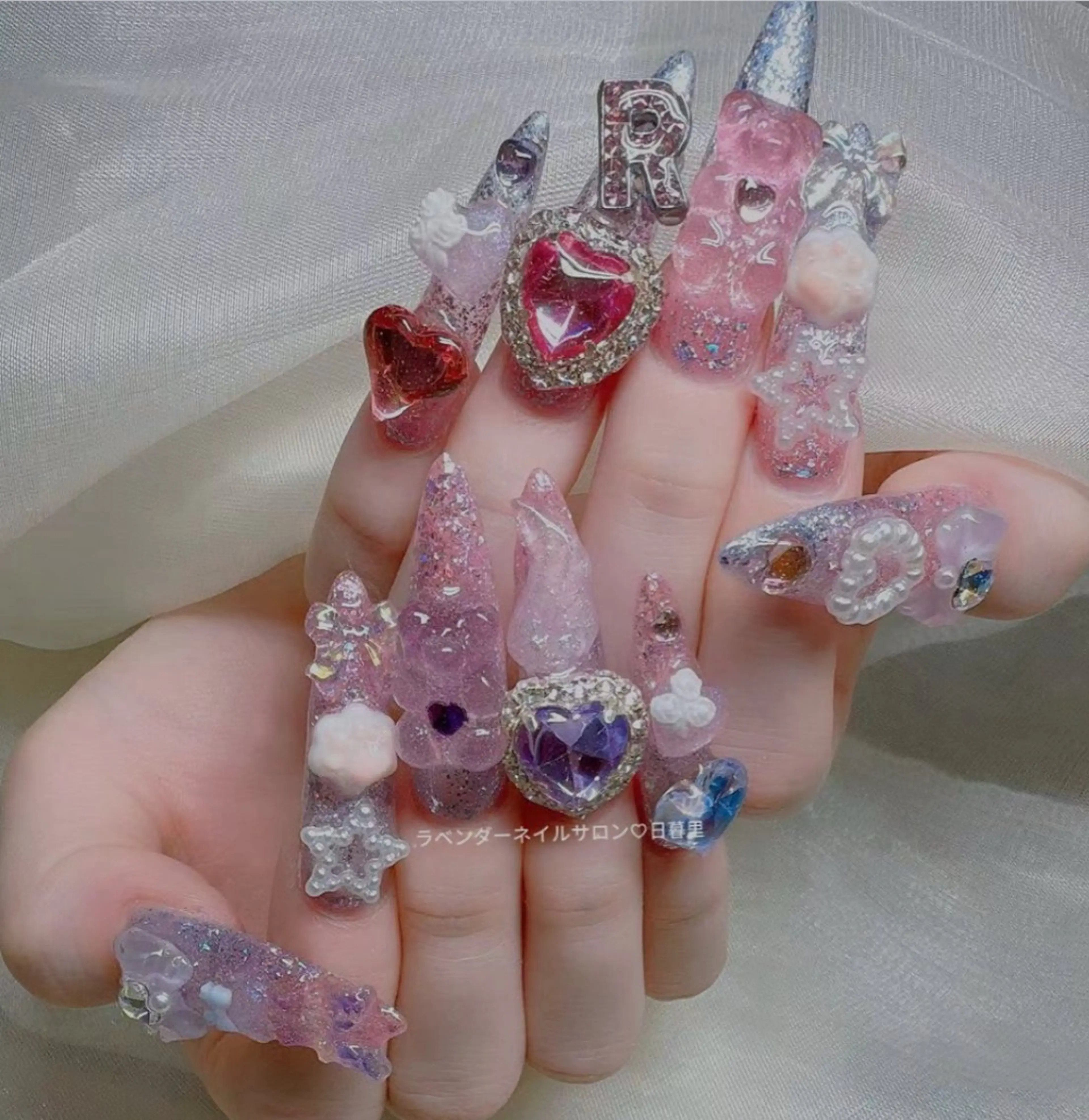 ネイル ハンドネイル 日暮里2 lavenderのネイルデザイン