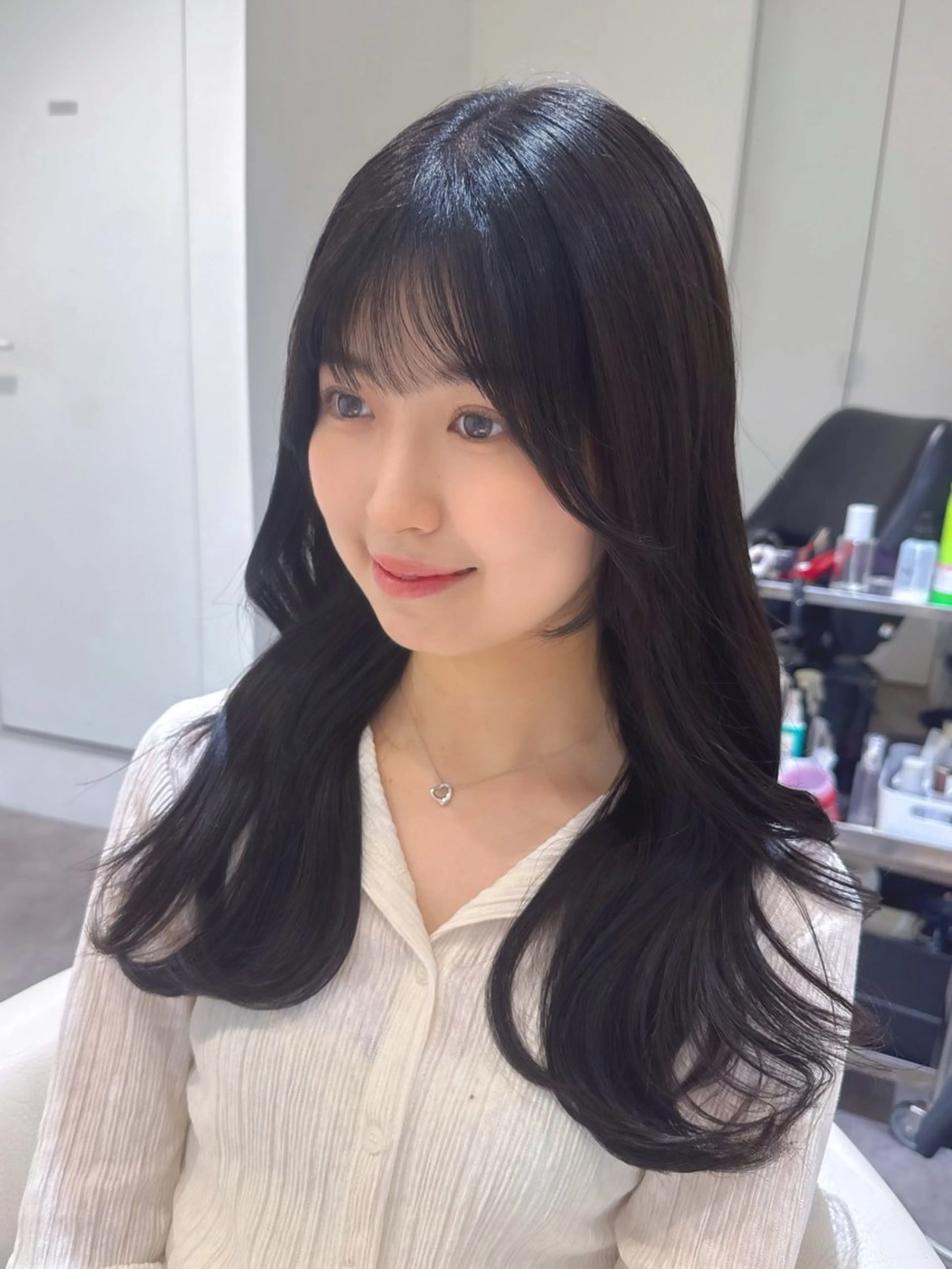 ロング カラー 透明感カラー グレージュ 髪質改善 トリートメント カット ヘアカラー トリートメント 💎透明感カラー特化 💎TAISEIのヘアスタイル
