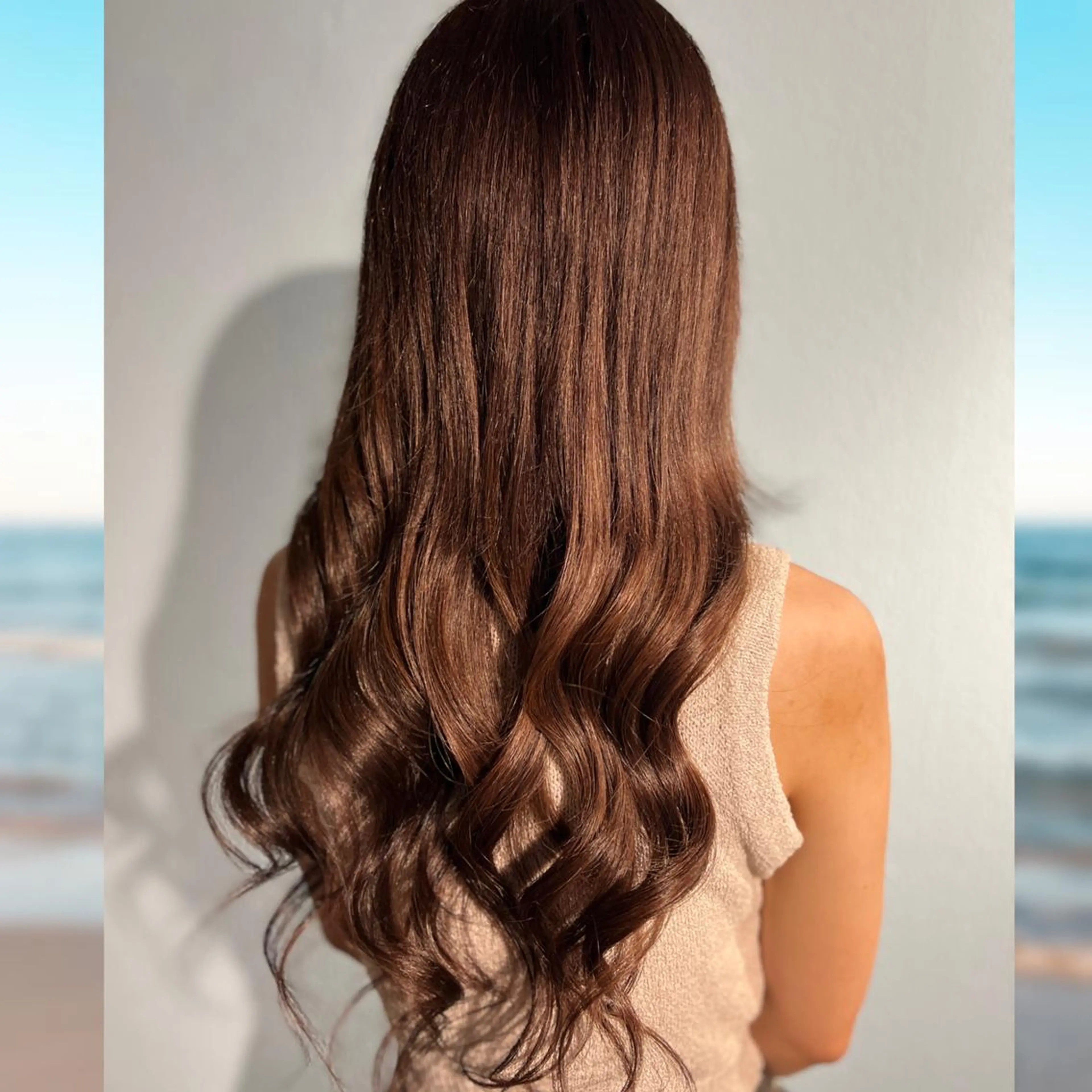 ロング カラー ヘアアレンジ 韓国ヘア❌艶髪🫧羽 🪽エク人気No1◎のヘアスタイル