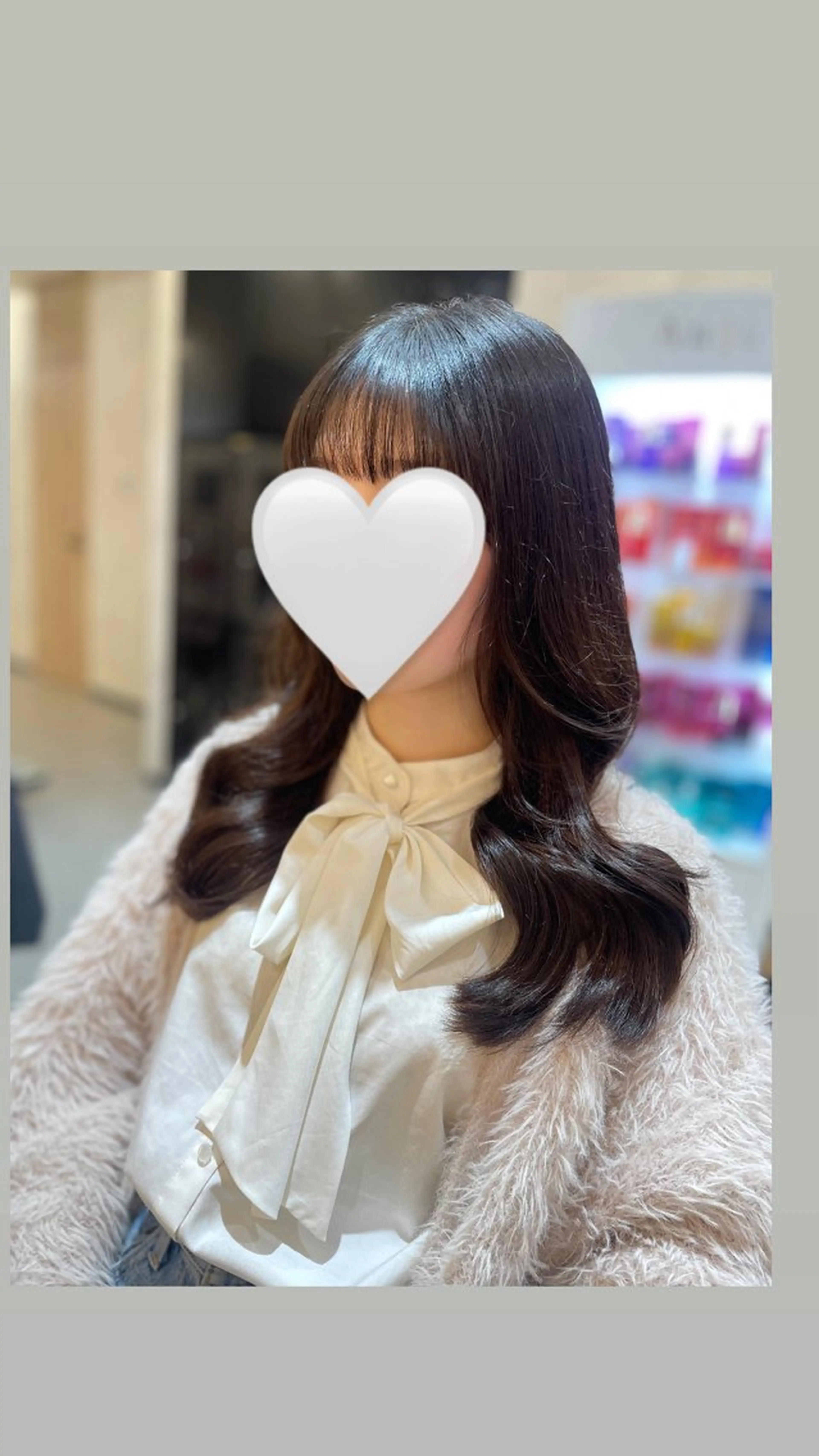 ロング レイヤーカット 岩城 唯奈のマツエク・マツパデザイン