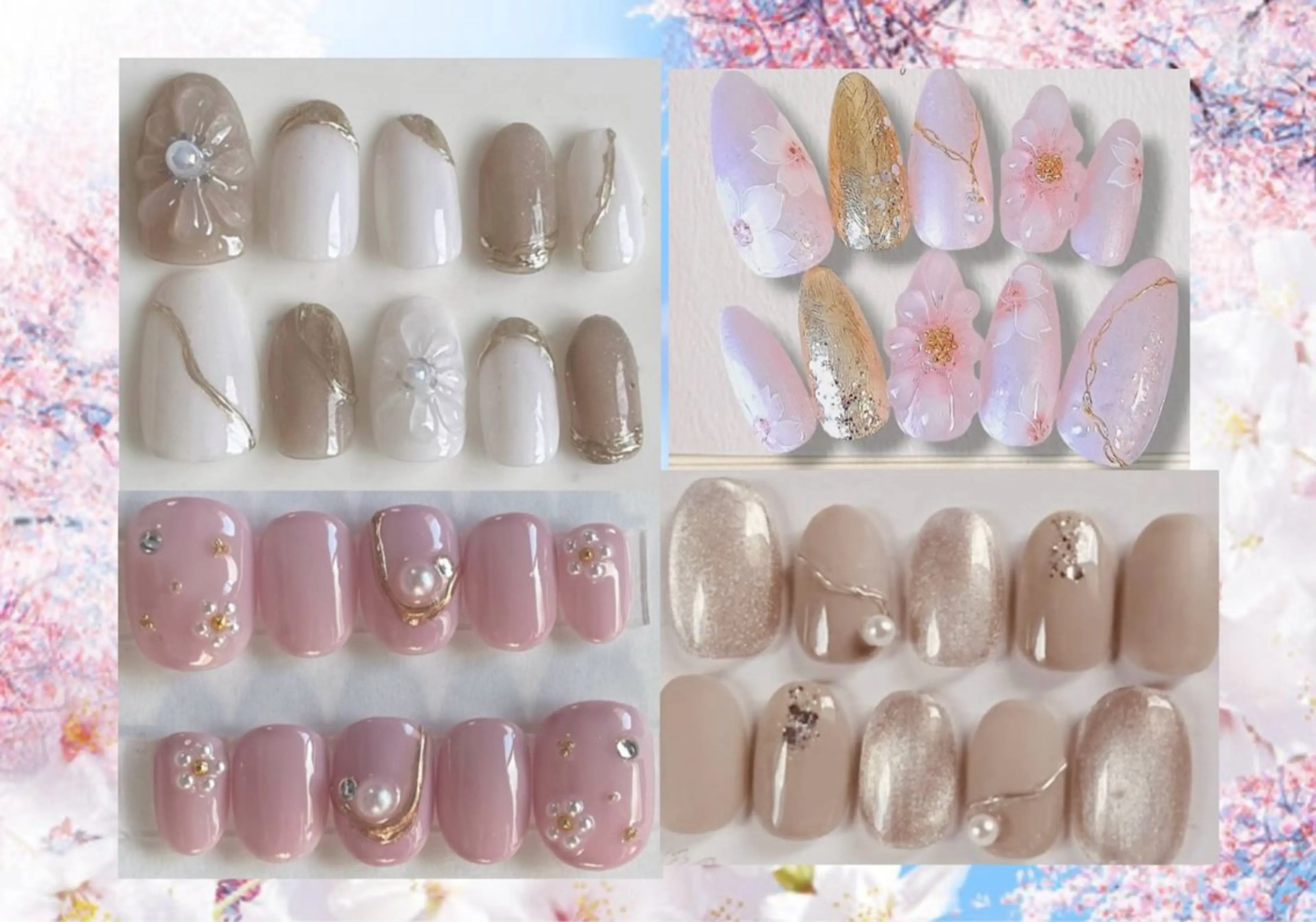 ネイル チークネイル クリアネイル 長さ出し フットネイル フレンチネイル LUCIA 南柏ネイルサロンのネイルデザイン