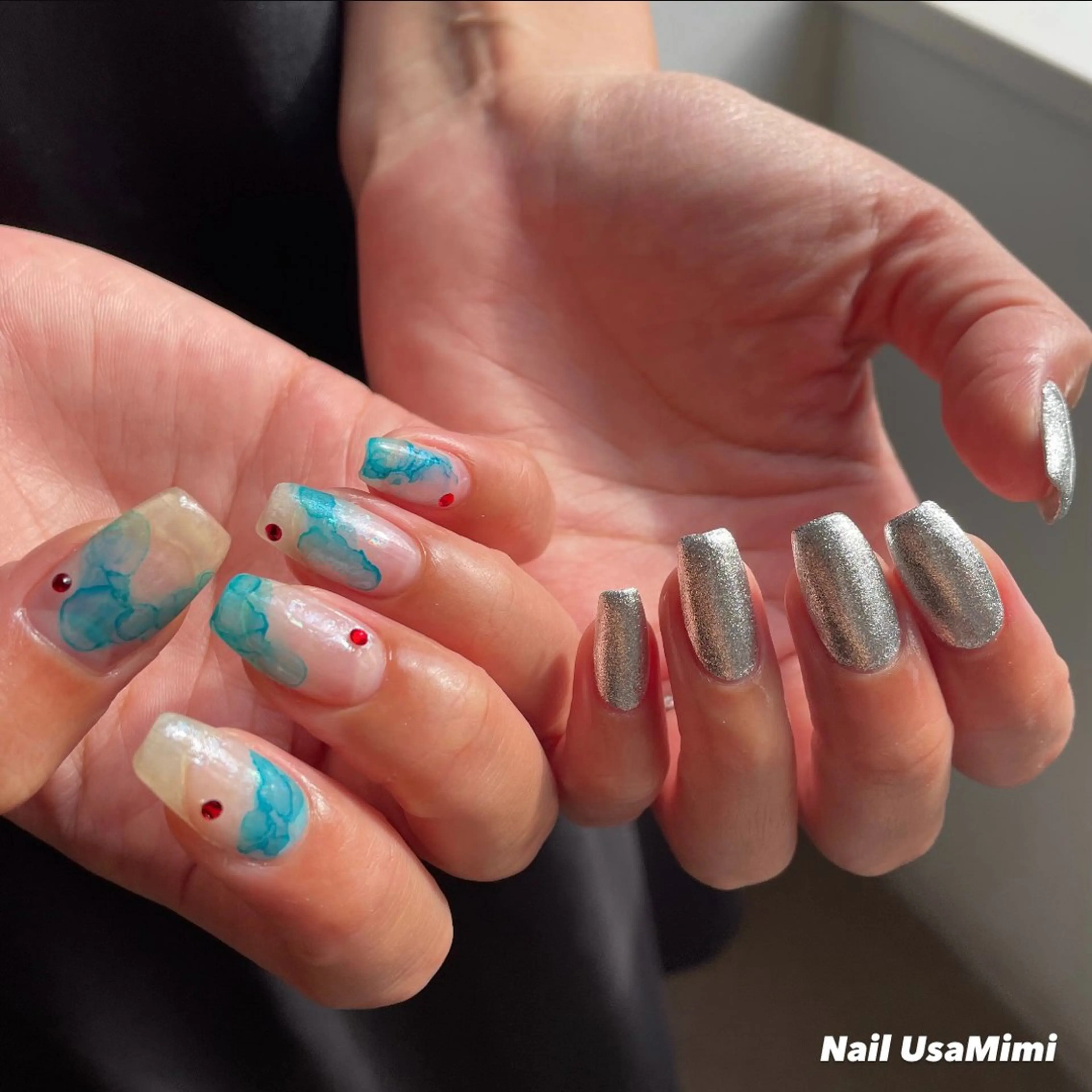 ネイル 夏ネイル ハンドネイル NAIL DOT STUDIO堺筋本町のネイルデザイン