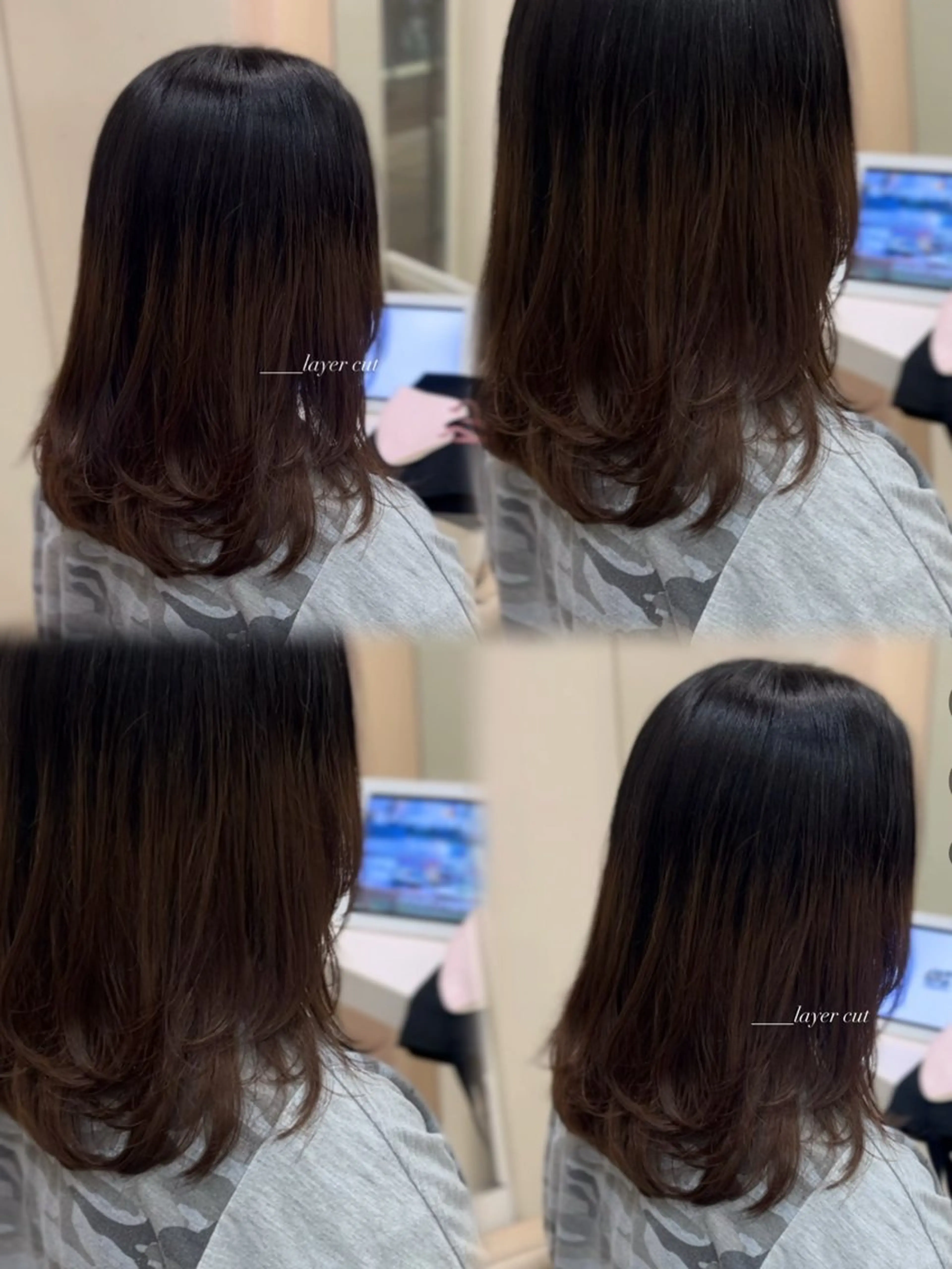 ミディアム 🎀さ こﾁ🎀のヘアスタイル