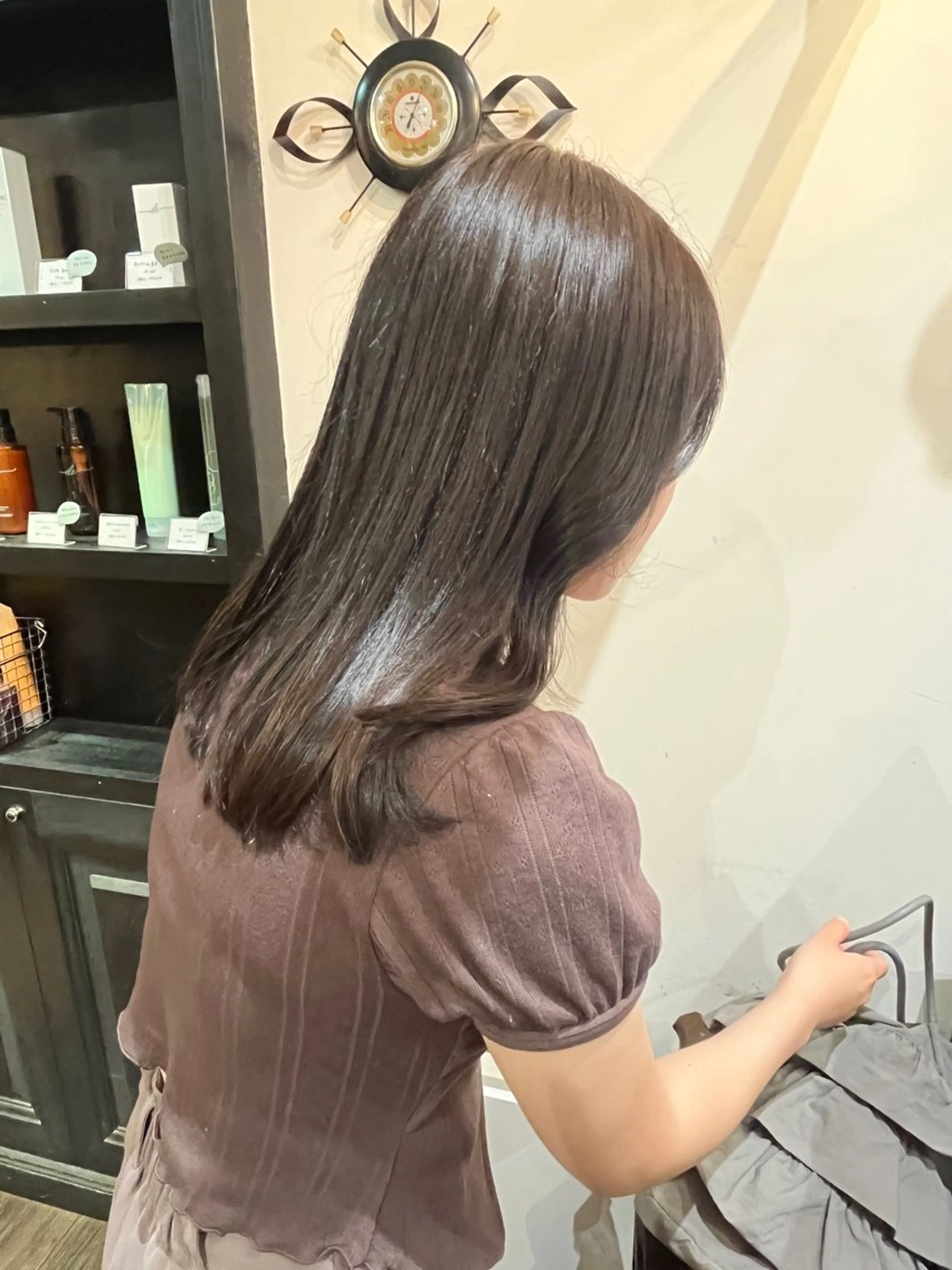 カラー 透明感カラー 竹内 穂乃佳のヘアスタイル