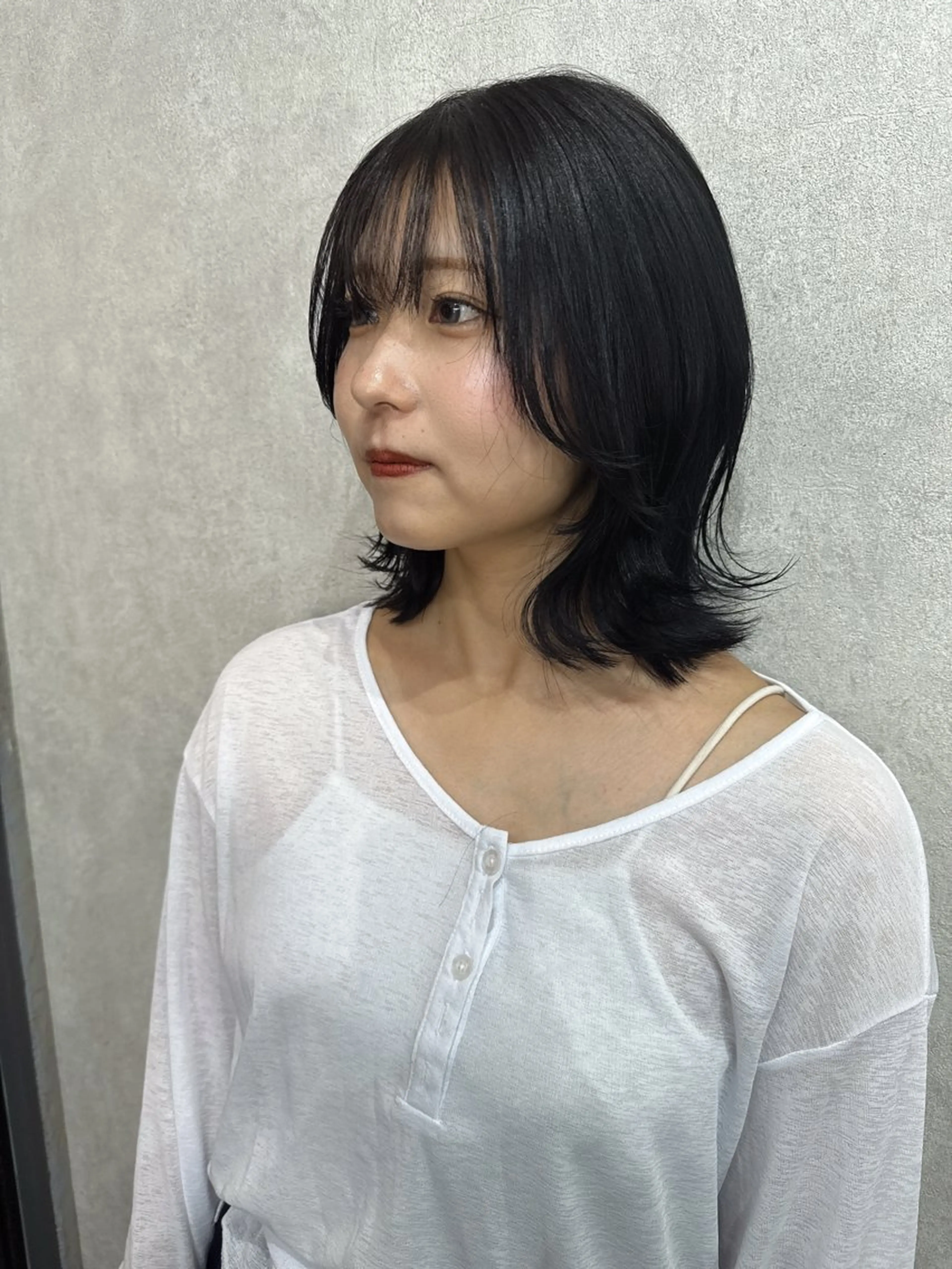 ショート カラー ボブレイヤー ボブ レイヤーカット AIRI layer cut hairのヘアスタイル