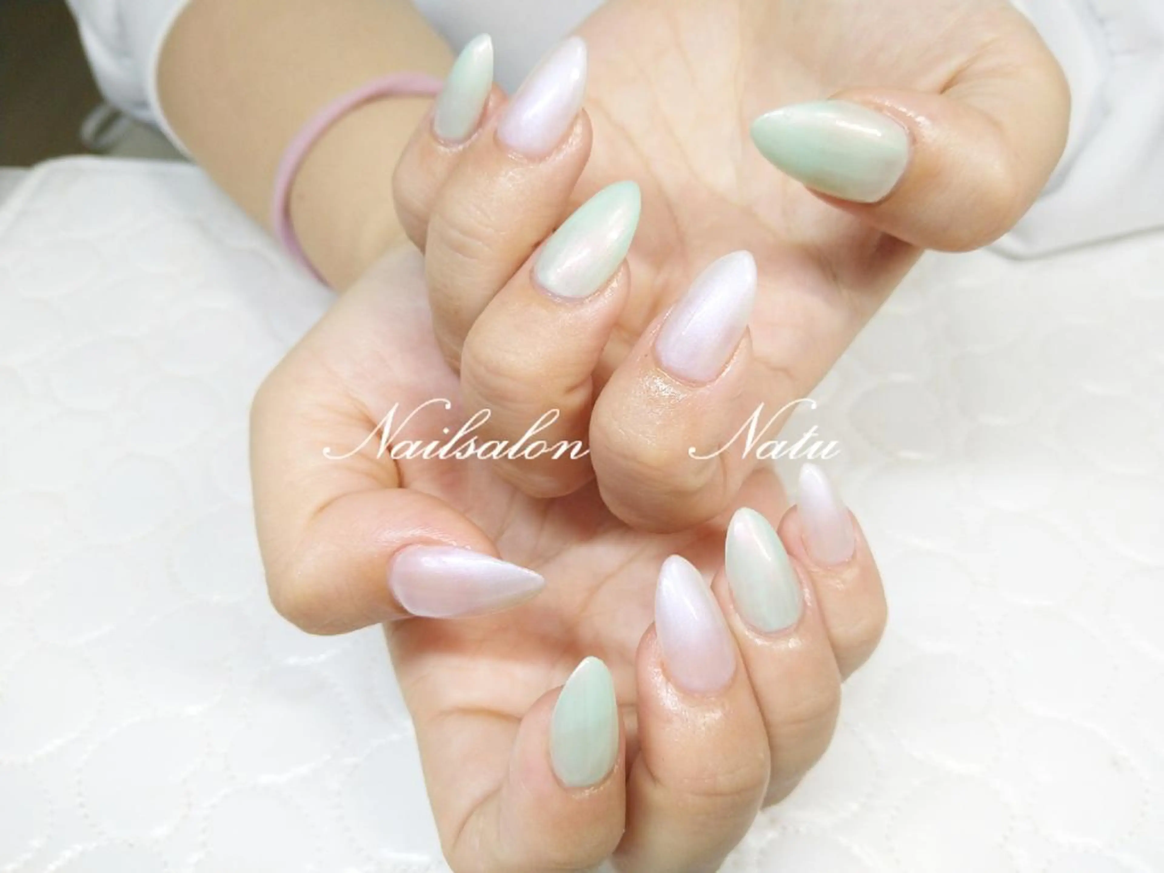 ネイル 長さ出し ショートネイル nailsalon Natuのネイルデザイン
