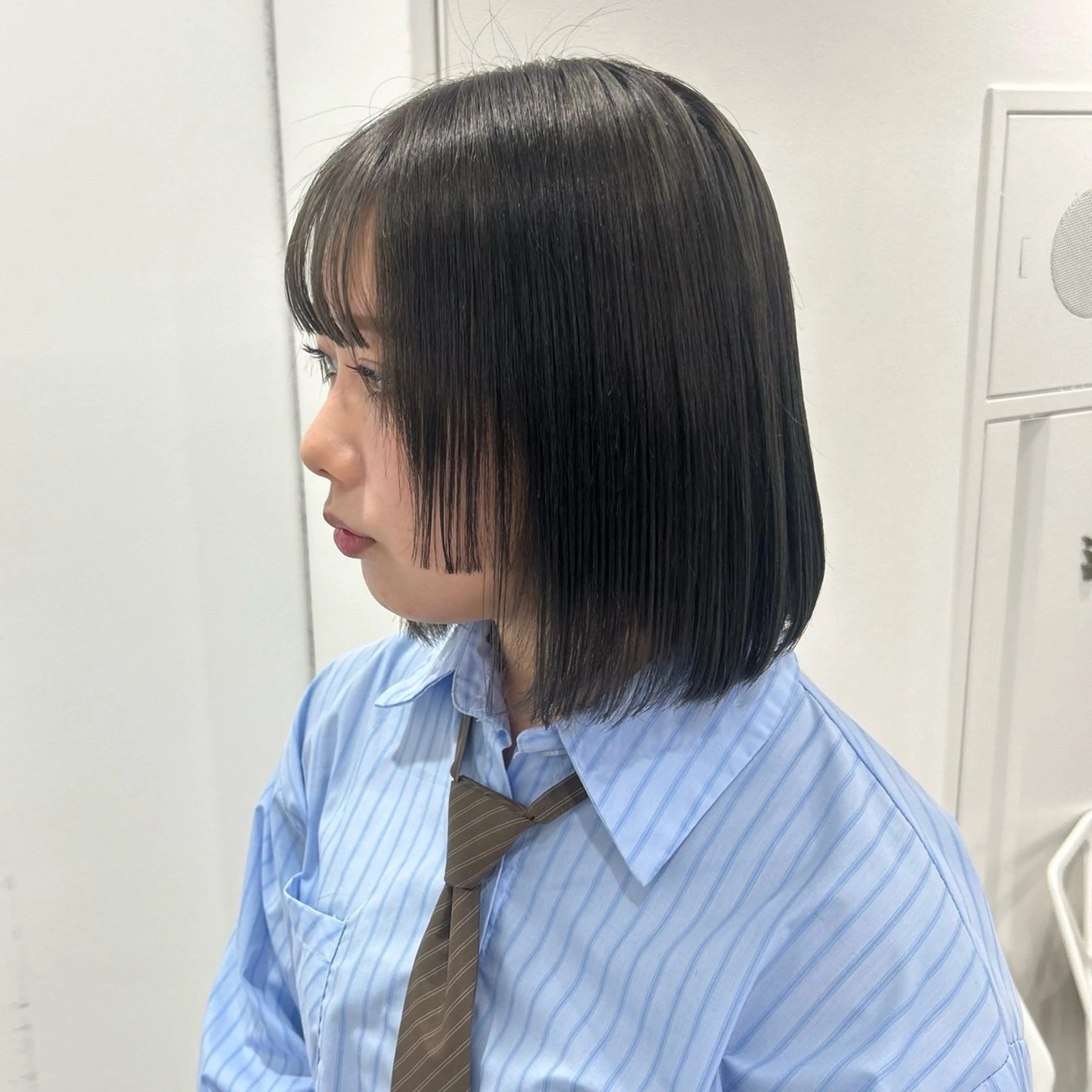 ロング カラー パーマ ヘアアレンジ メンズ キッズ カット ヘッドスパ ヘアセット 盛れ韓国ハイトーン 🎀Himari🎀のヘアスタイル