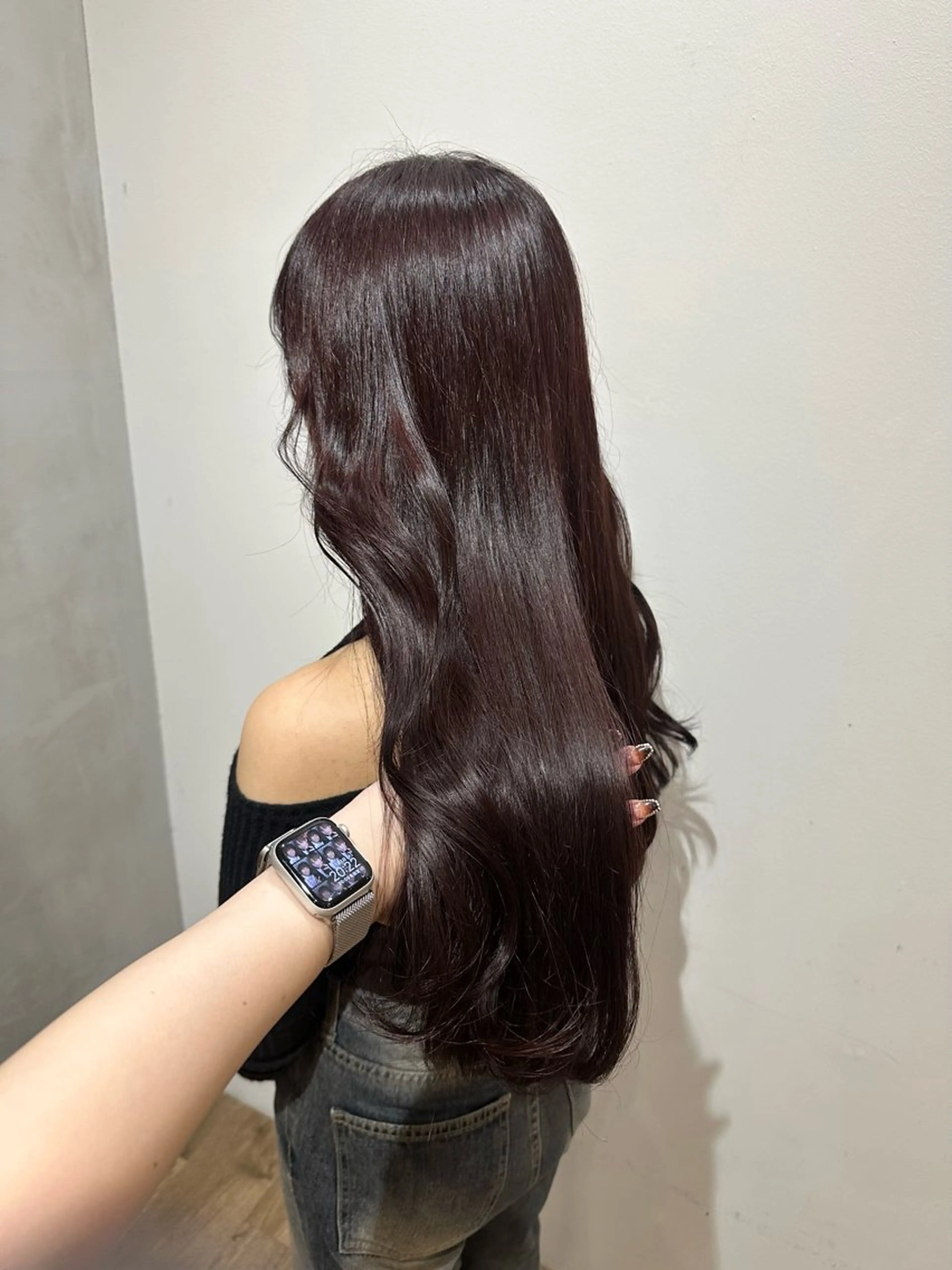 ロング カラー ヘアアレンジ ヘアカラー トリートメント Himawari♡ 柔らかいカラーのヘアスタイル