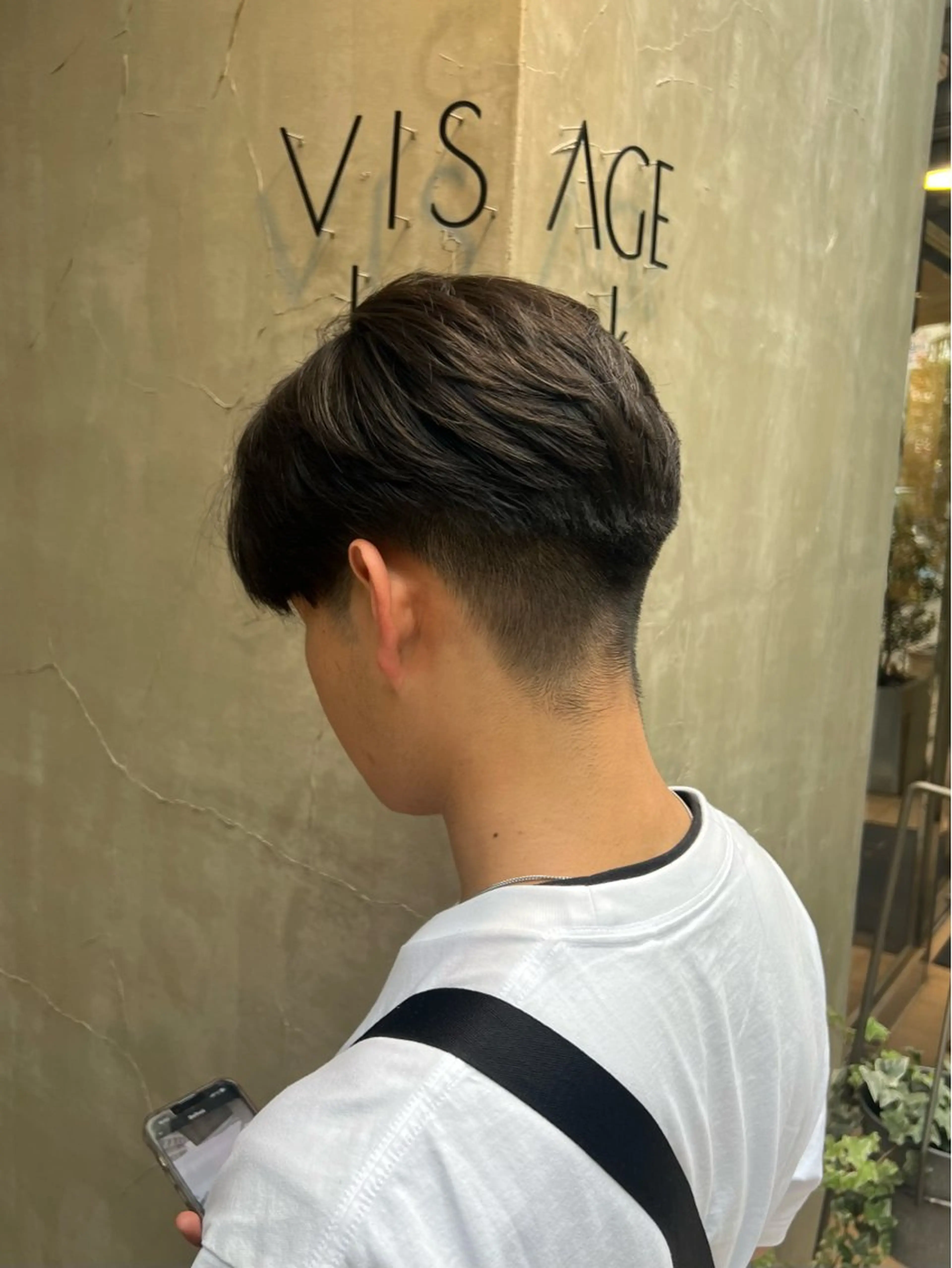 メンズ ビジネス センターパート 学生（メンズ向け） 刈り上げ カット ヘッドスパ いぐちしょうた🫧 VISAGEbaskのヘアスタイル