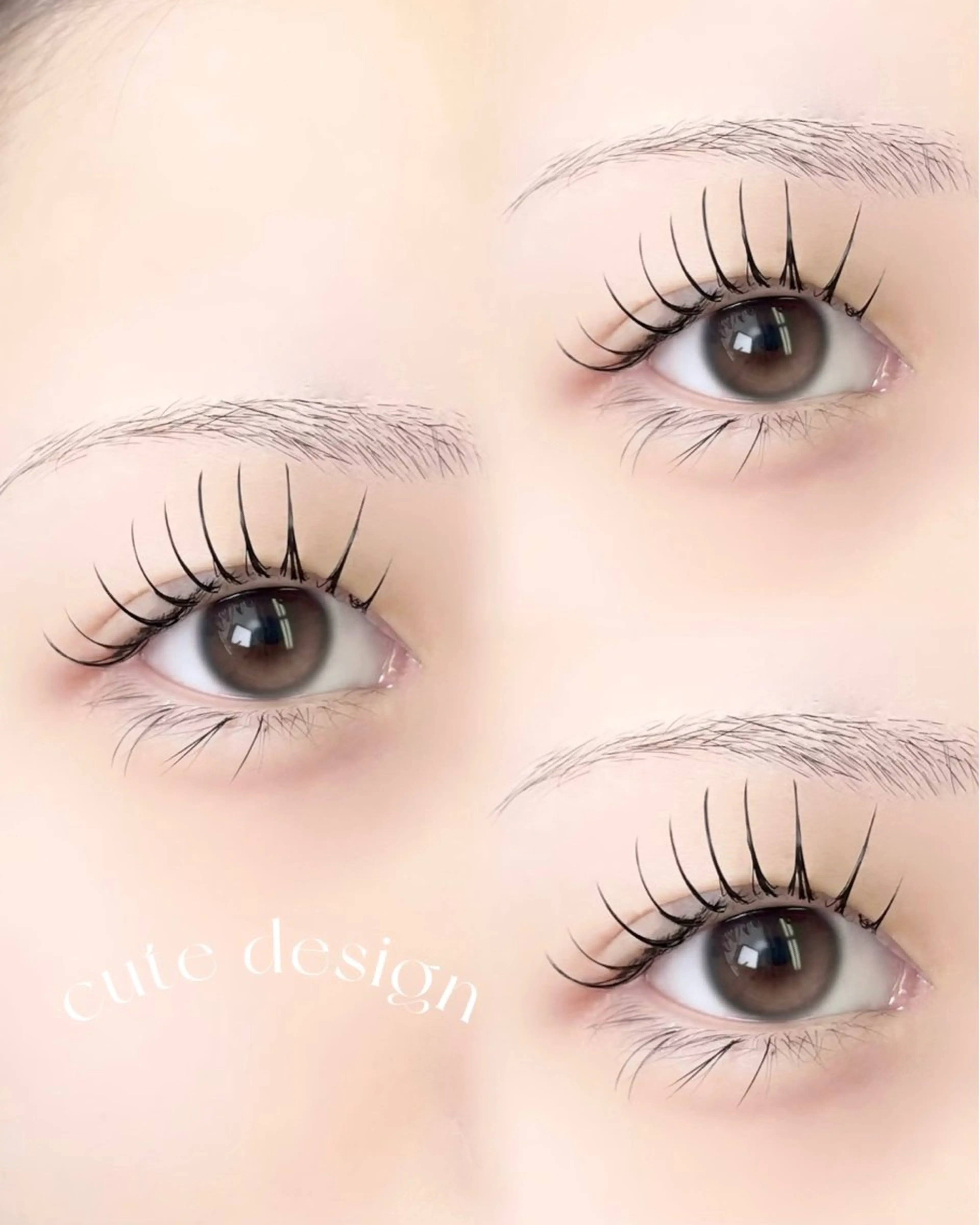 マツエク・マツパ RUNON 🎀 大阪福島 SeneLのマツエク・マツパデザイン