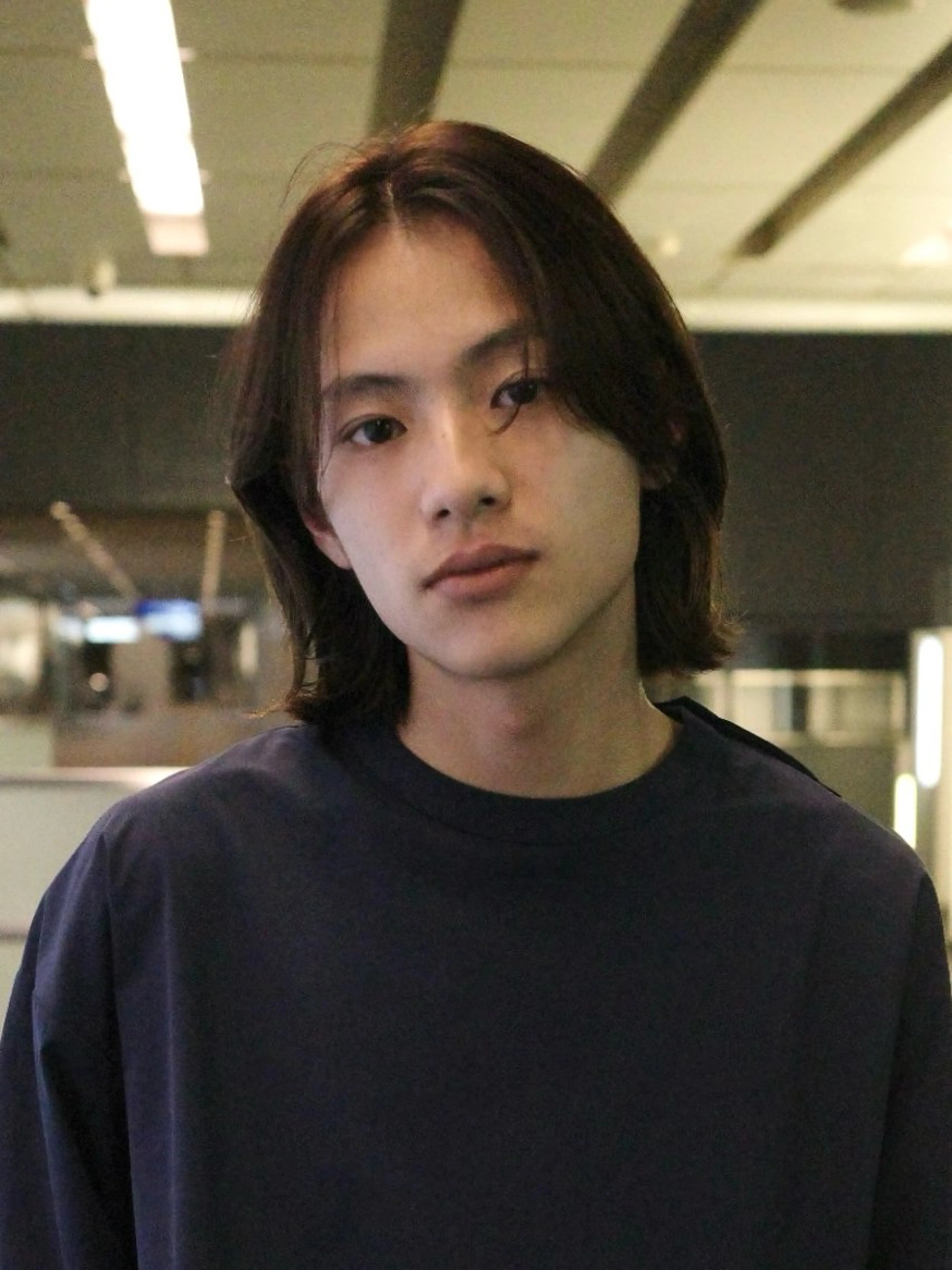 ミディアム カラー メンズ カット ヘアカラー トリートメント 村田 りょうやのヘアスタイル