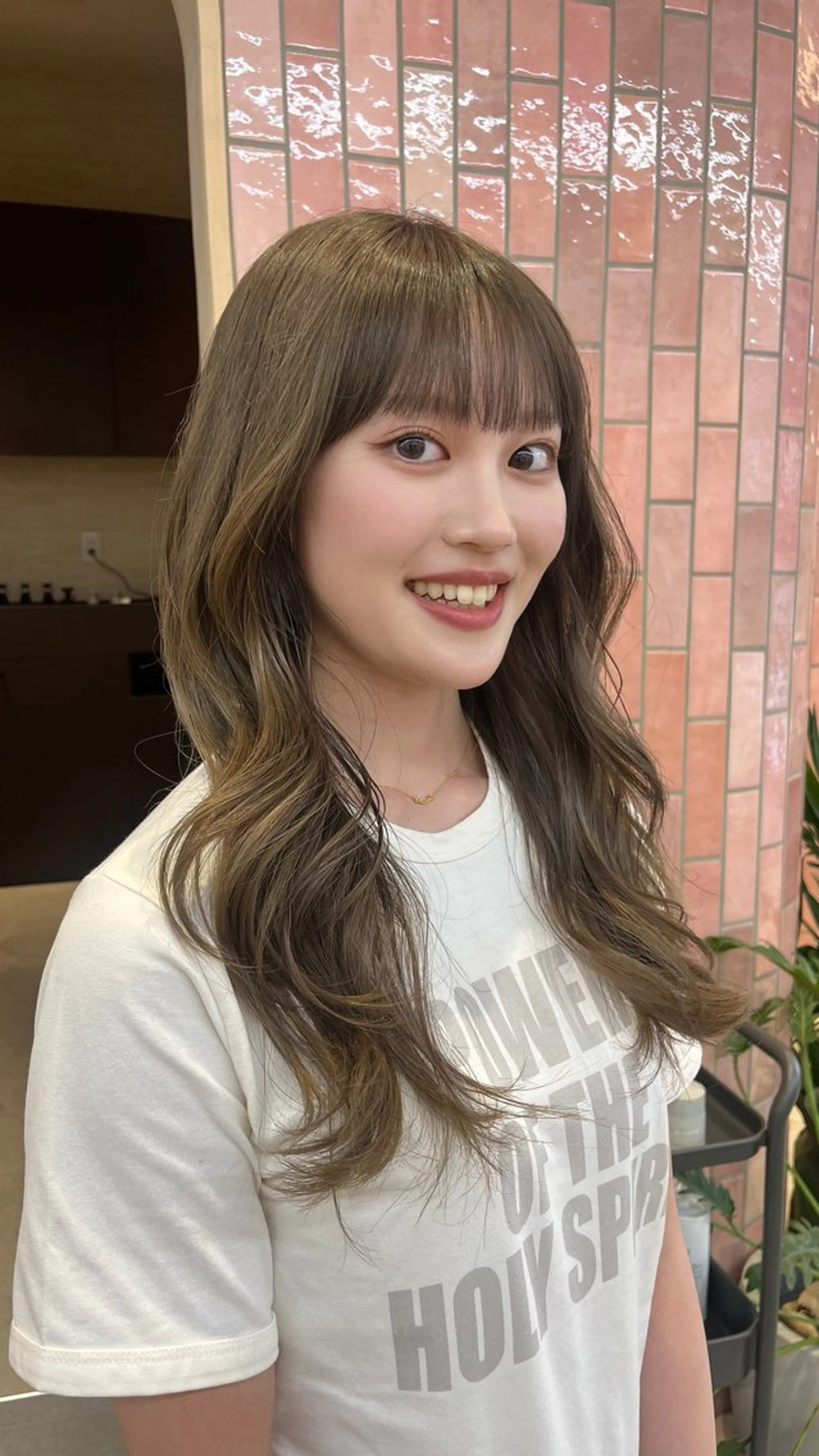 ロング カラー 柔らかい艶暖色 レイヤー🫧姫汝のヘアスタイル