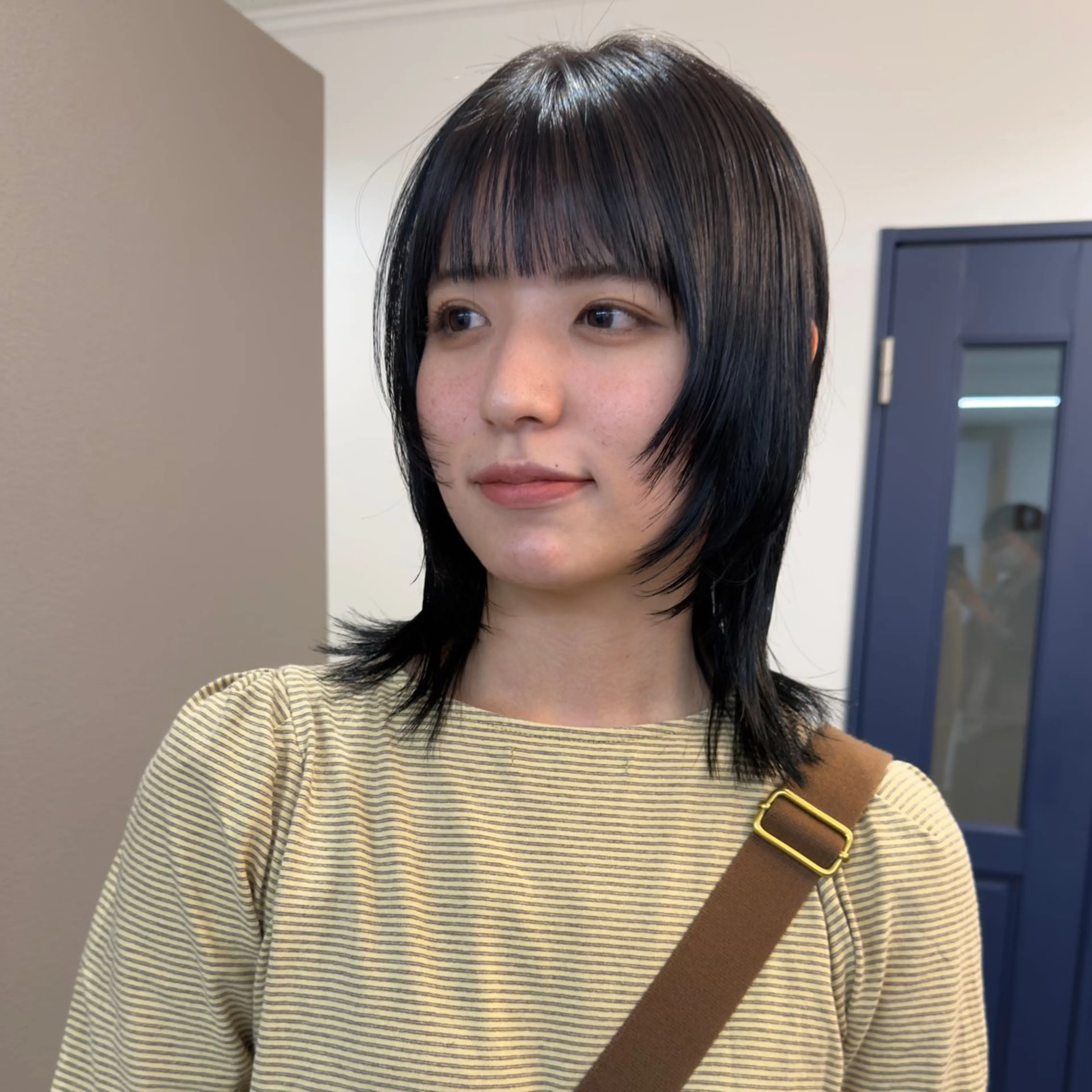 【顔周りカット、前髪カット＋透明感カラー】透明感カラーに顔周りで雰囲気チェンジ♪♪顔周りレイヤーの写真