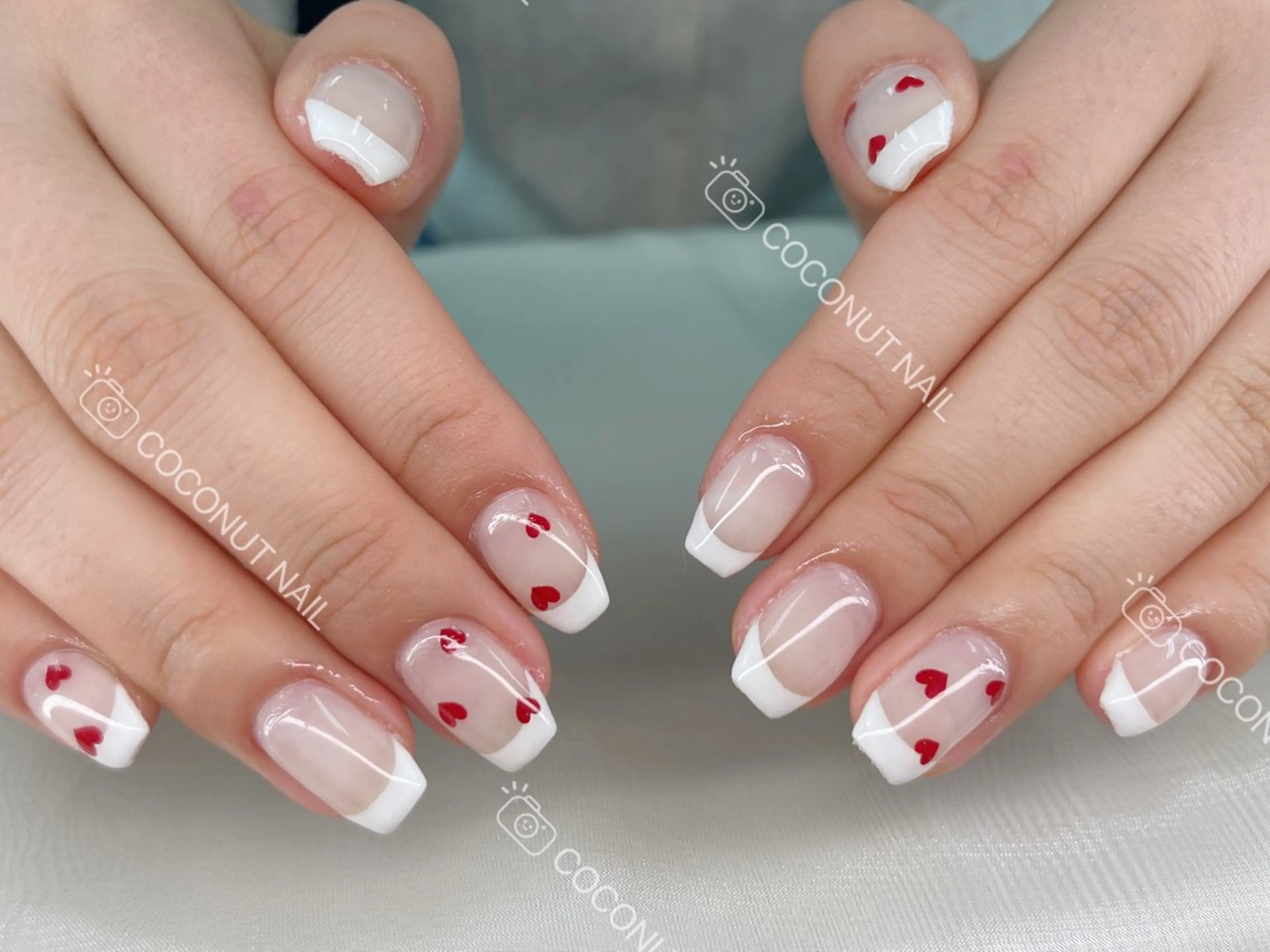 ネイル ハンドネイル 神田 ココナッツのネイルデザイン