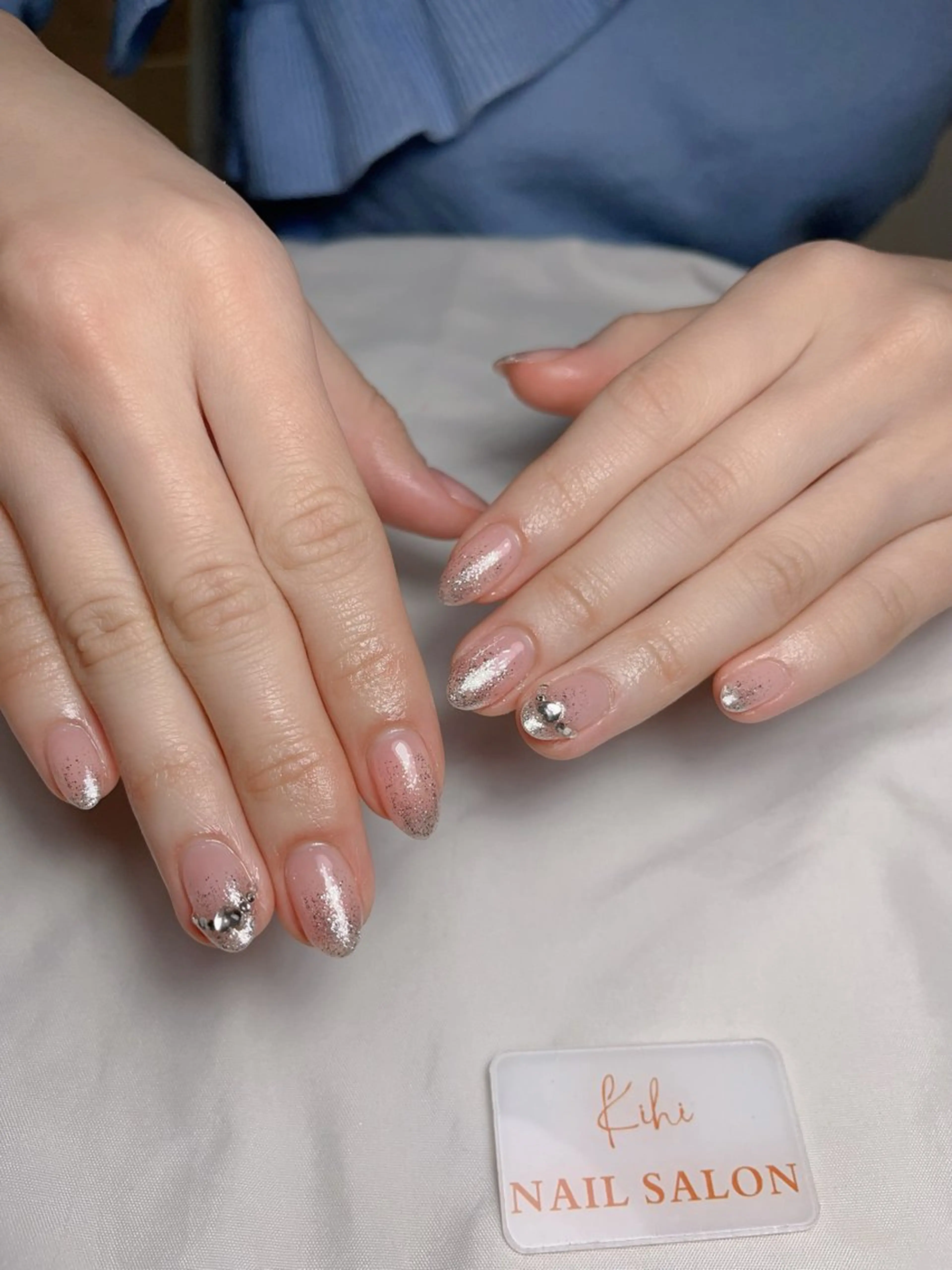 ネイル アートネイル フレンチネイル ジェルネイル グラデーション 韓国ネイル ハンドネイル ハンドケア さくら💮💮 【オフ無料】のネイルデザイン