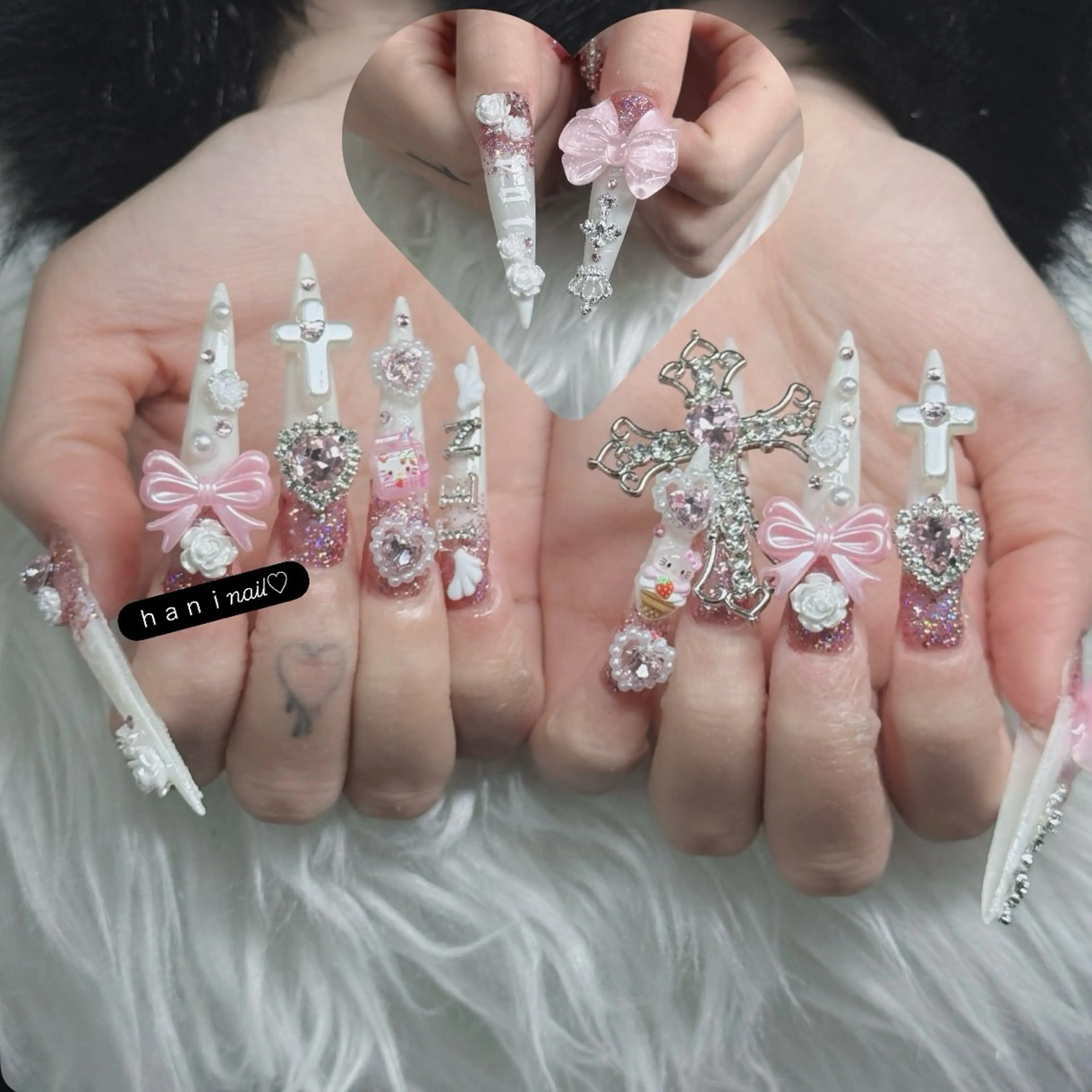 ネイル べっ甲ネイル チークネイル フラッシュネイル フラワーネイル フットネイル ハンドネイル Hani Nail Salonのネイルデザイン