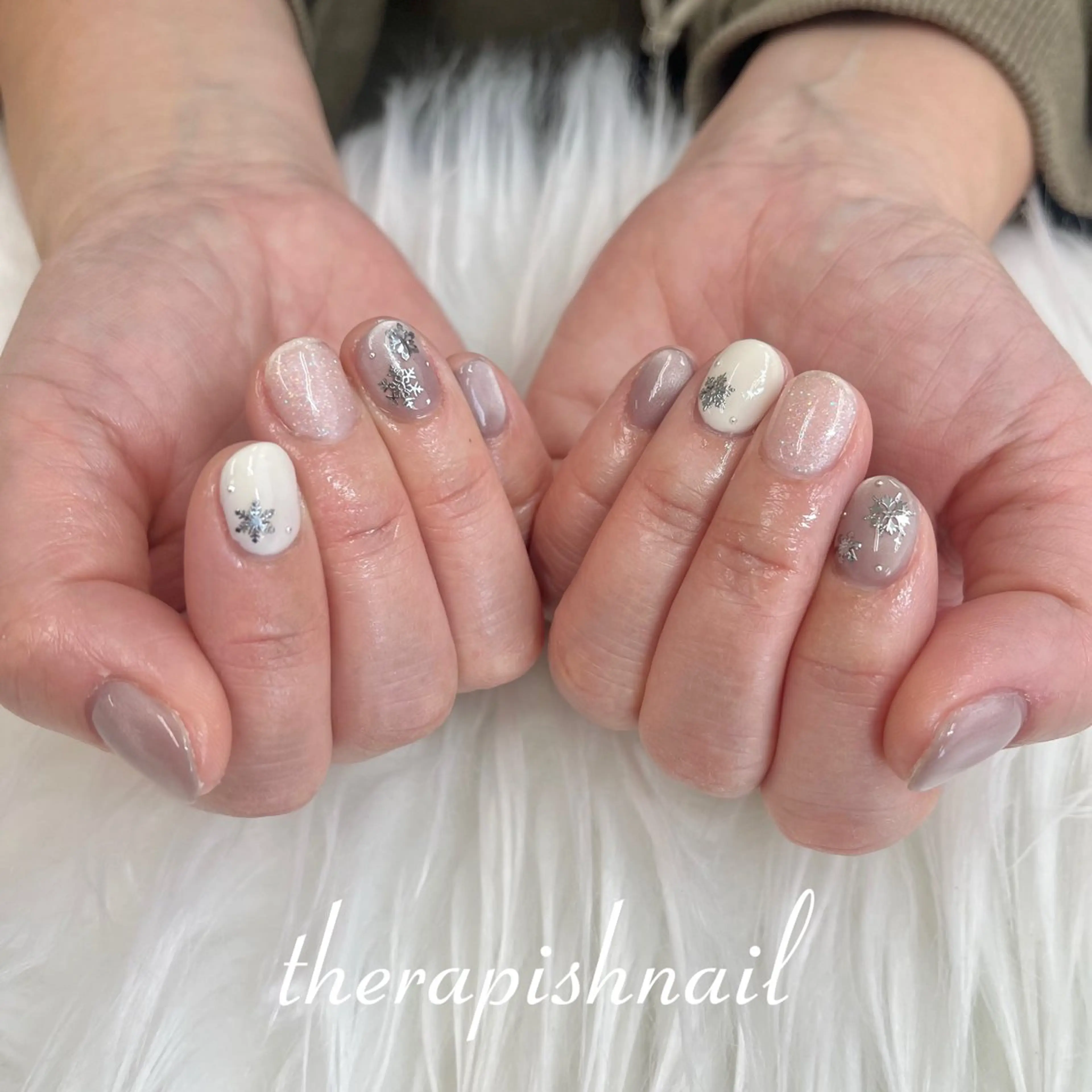 ネイル マグネットネイル therapish 東三国徒歩1分 ゆなのネイルデザイン