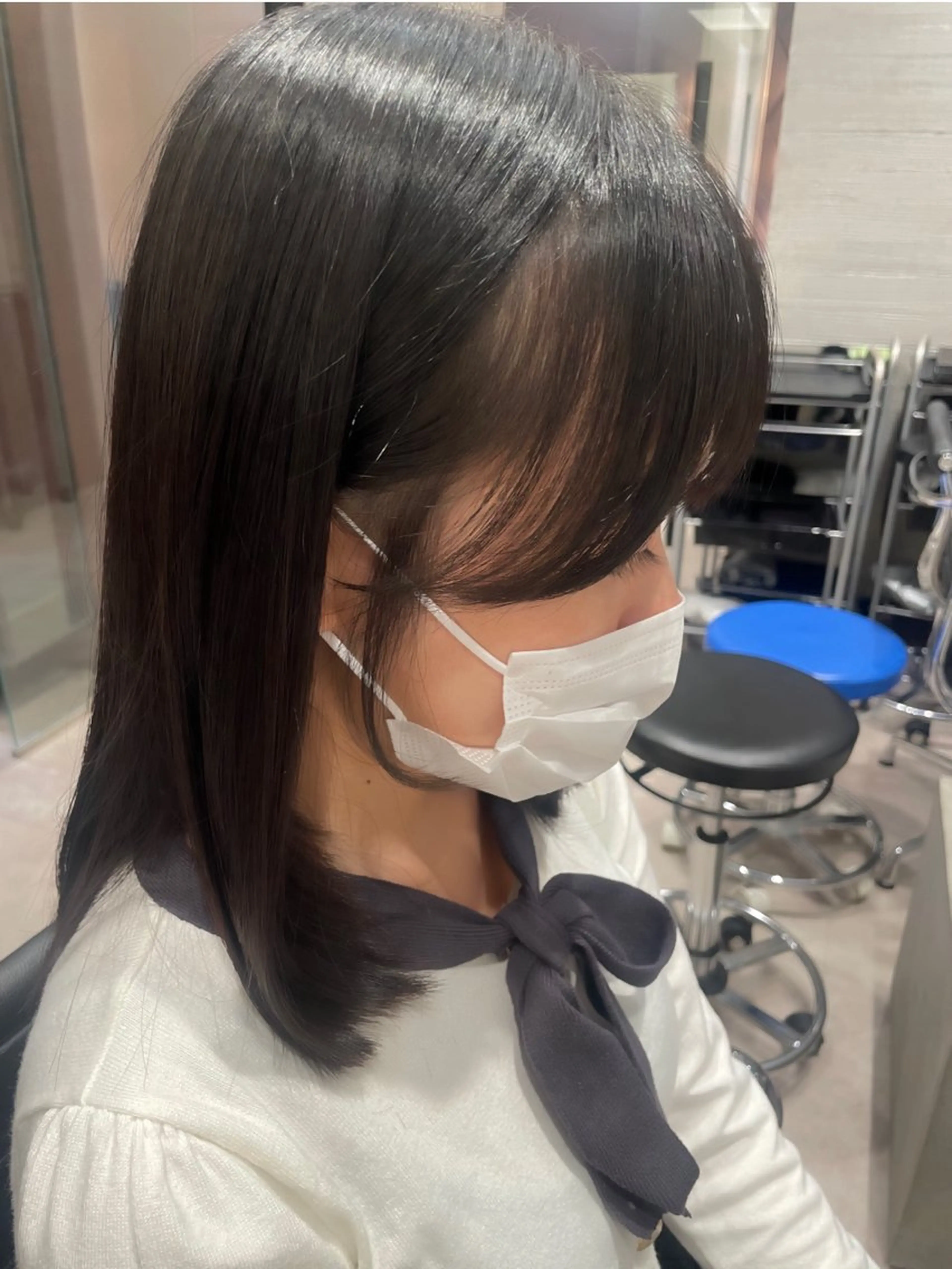 ミディアム カット 🤍tomoka 🤍のヘアスタイル