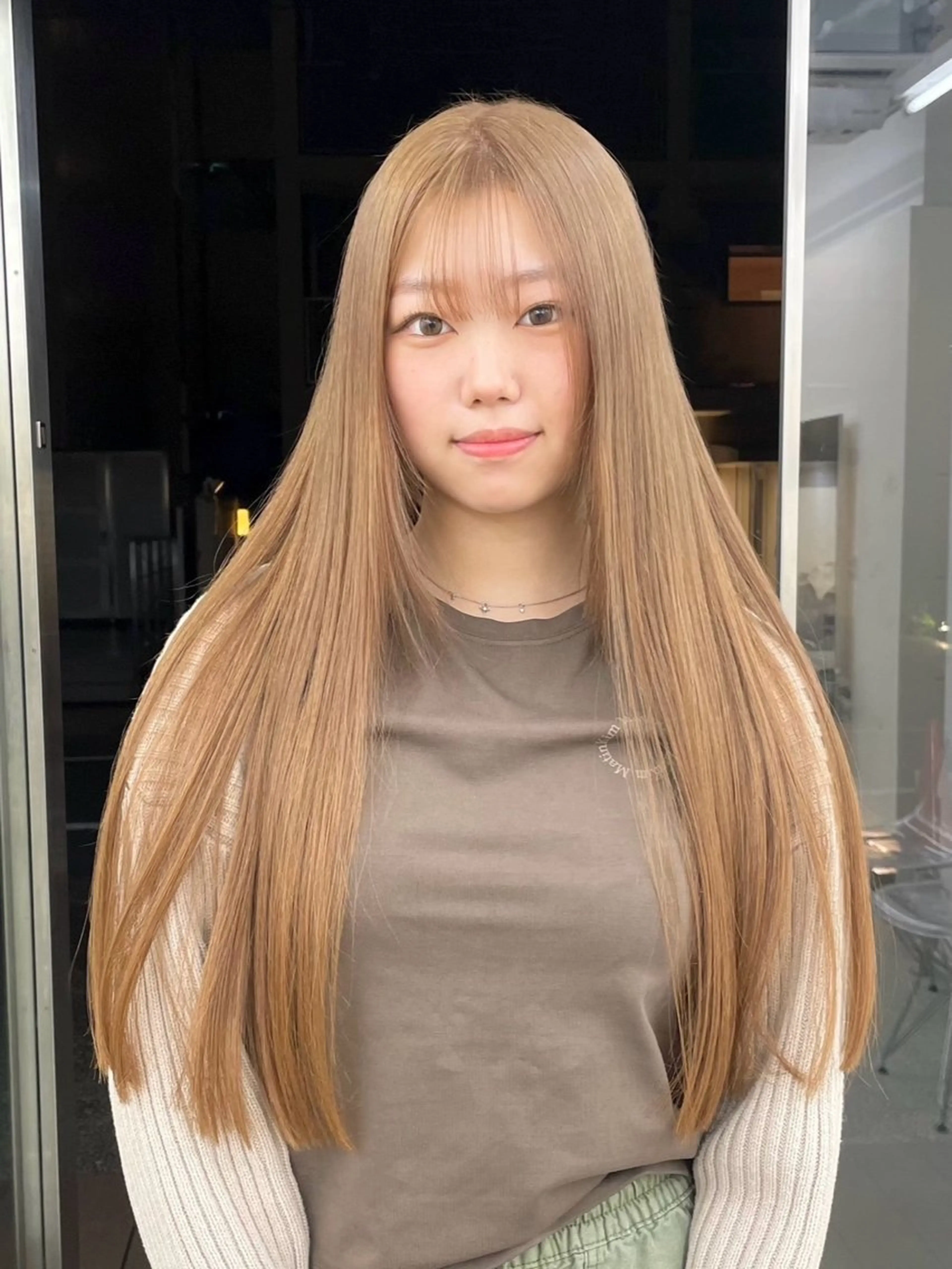 ロング カラー カット ヘアカラー トリートメント 🦋韓国系指名No1 店長/圓山 祐也🦋のヘアスタイル