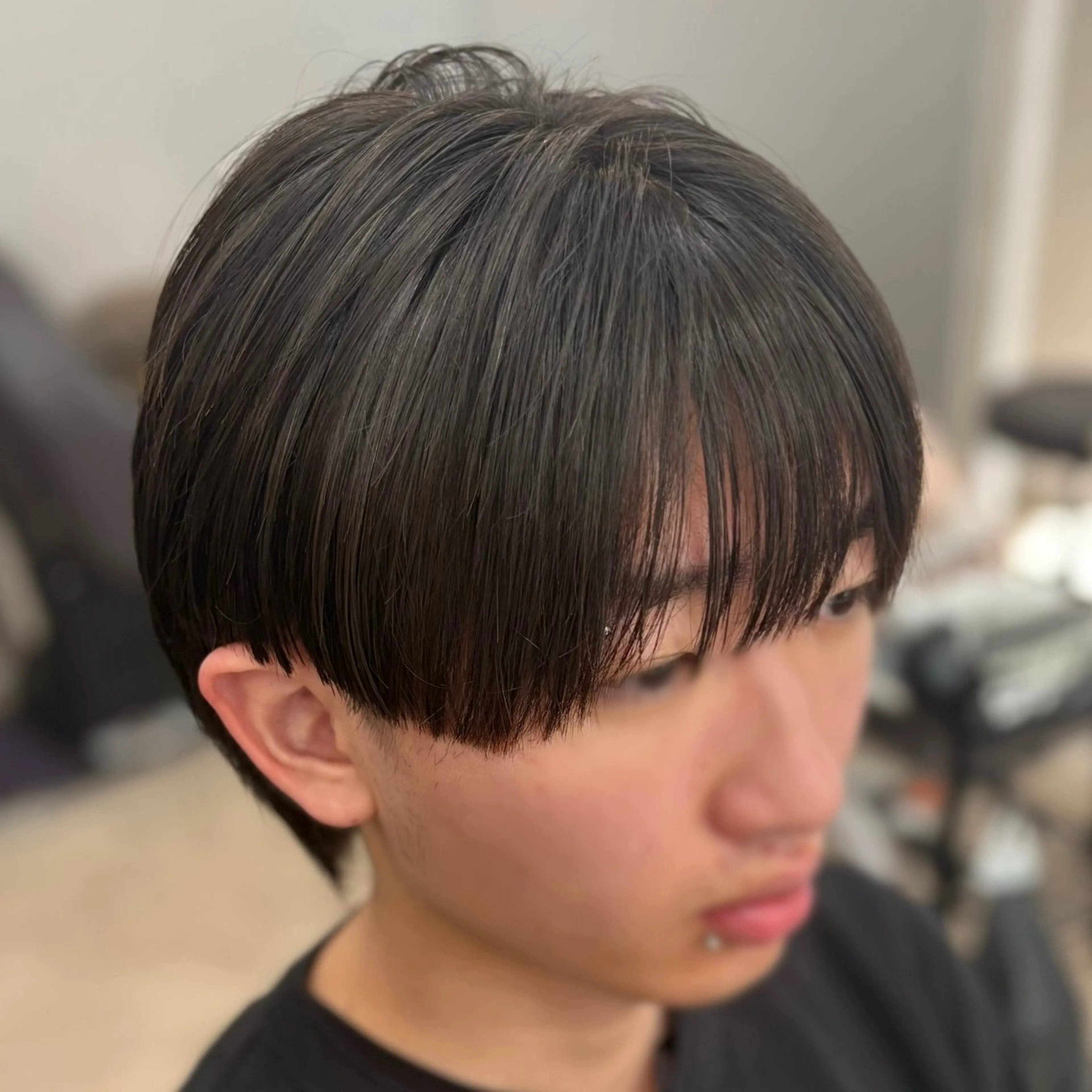 メンズ カット フェザーパーマ🦋 毛流れ🖤ayaneのヘアスタイル