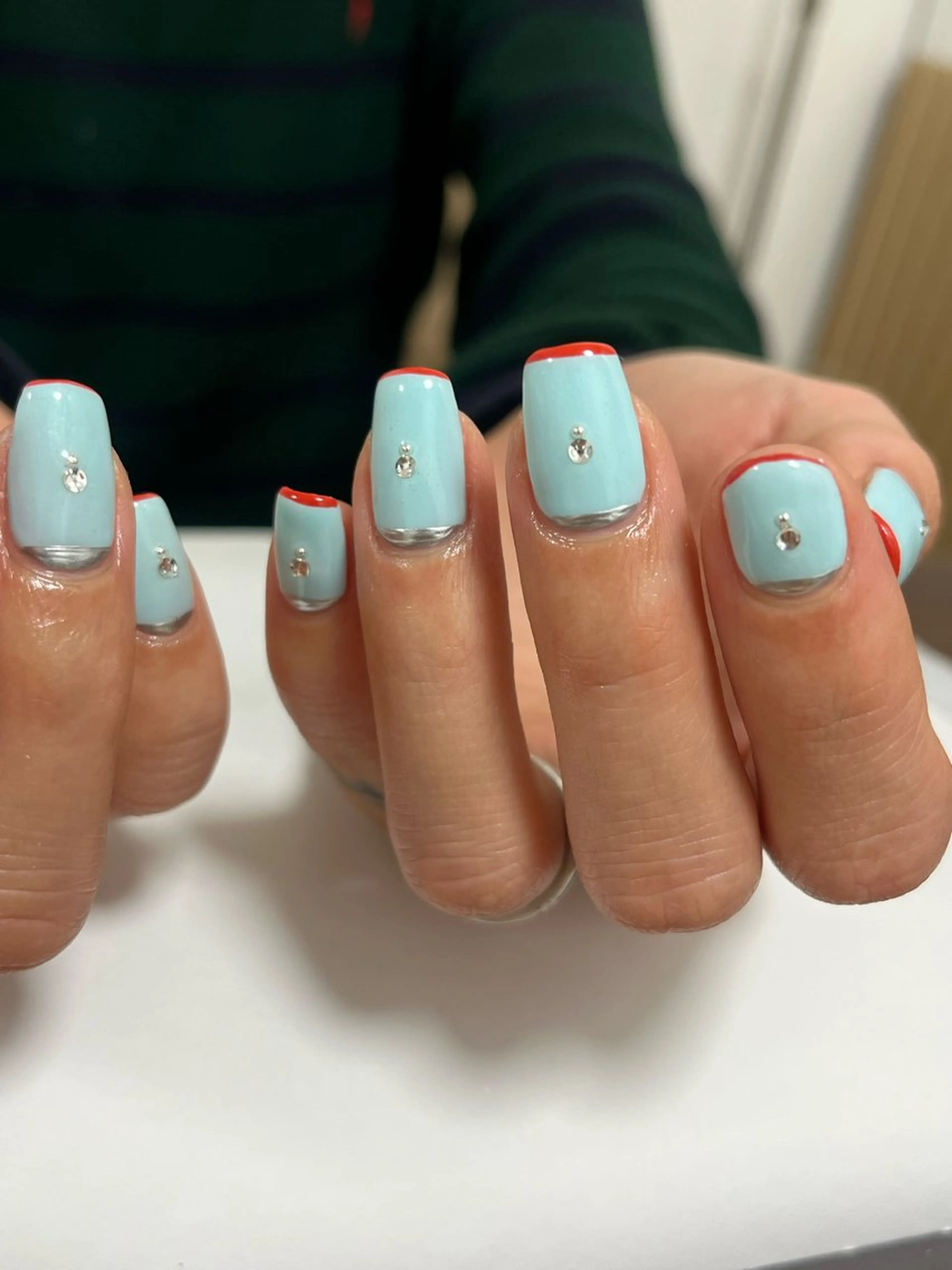 ネイル elen南越谷 Rina𖥔⋱のネイルデザイン