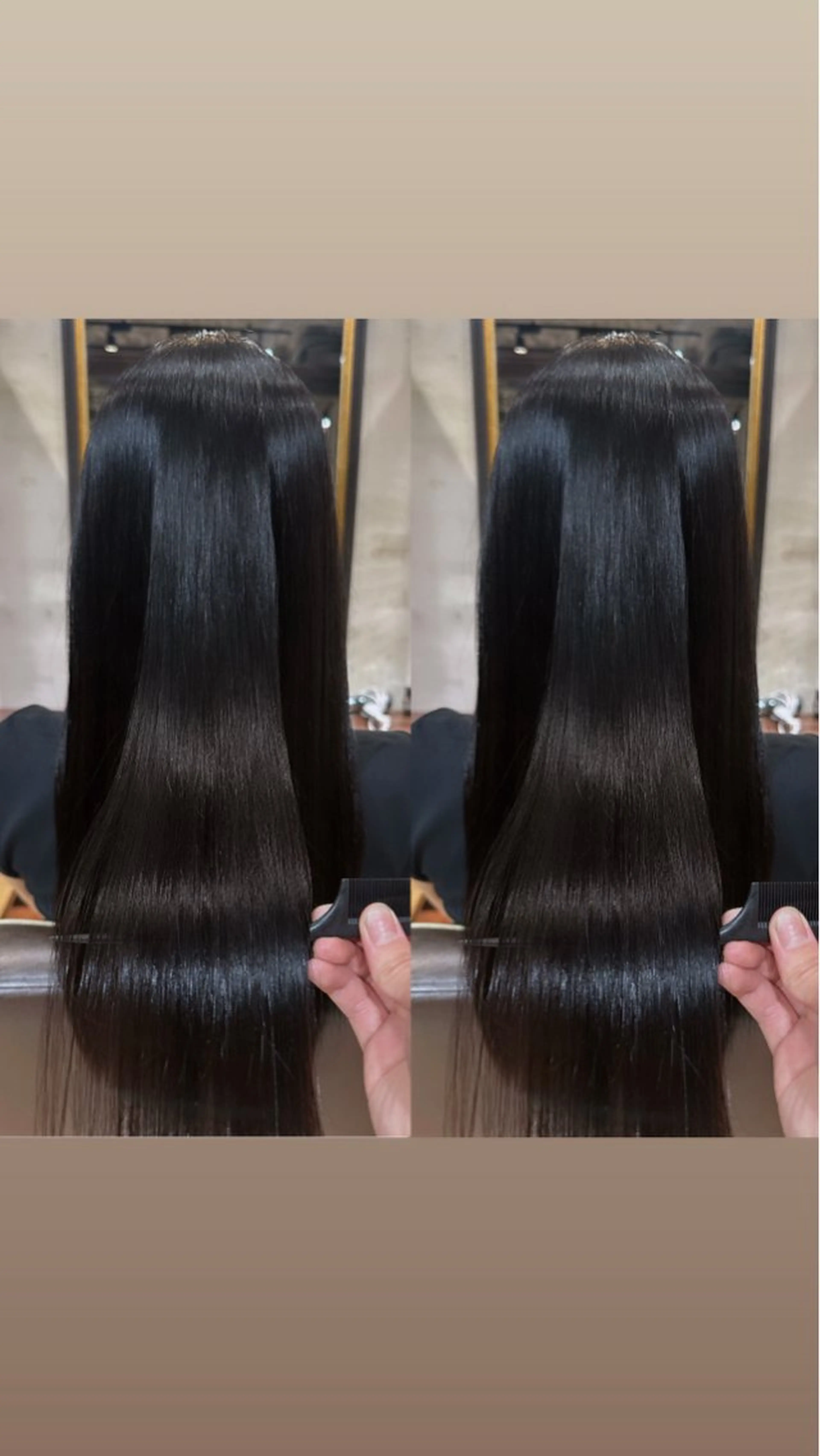 ロング アッシュ 💎透明感カラー／暗 くしない白髪染め💎のヘアスタイル