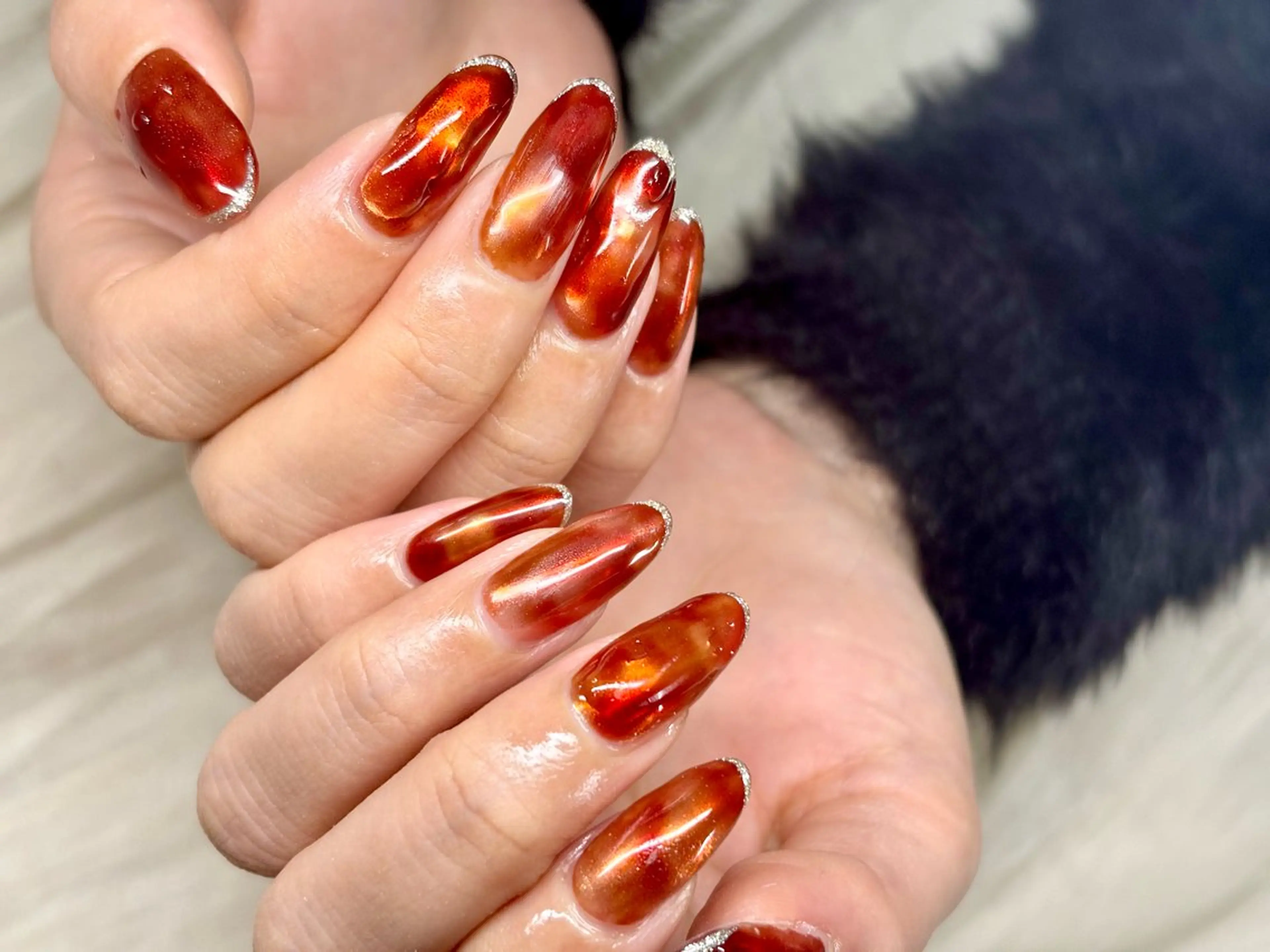 ネイル 持ち込み ニュアンスネイル ETE LUNA NAILのネイルデザイン