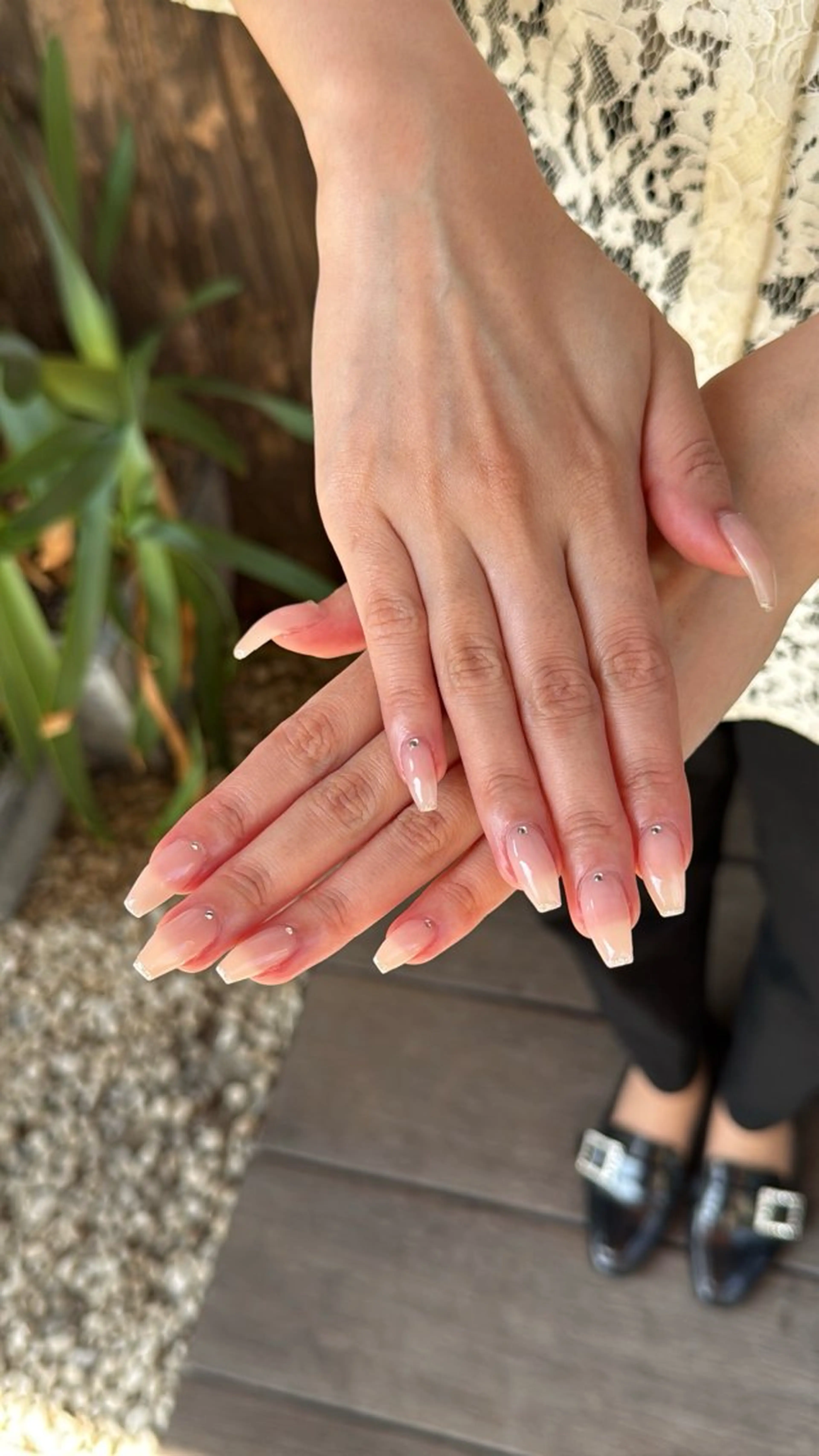 ネイル フラッシュネイル フラッシュマグ フットネイル フレンチネイル 韓国ネイル ハンドネイル SAKU nail 作島茜のネイルデザイン