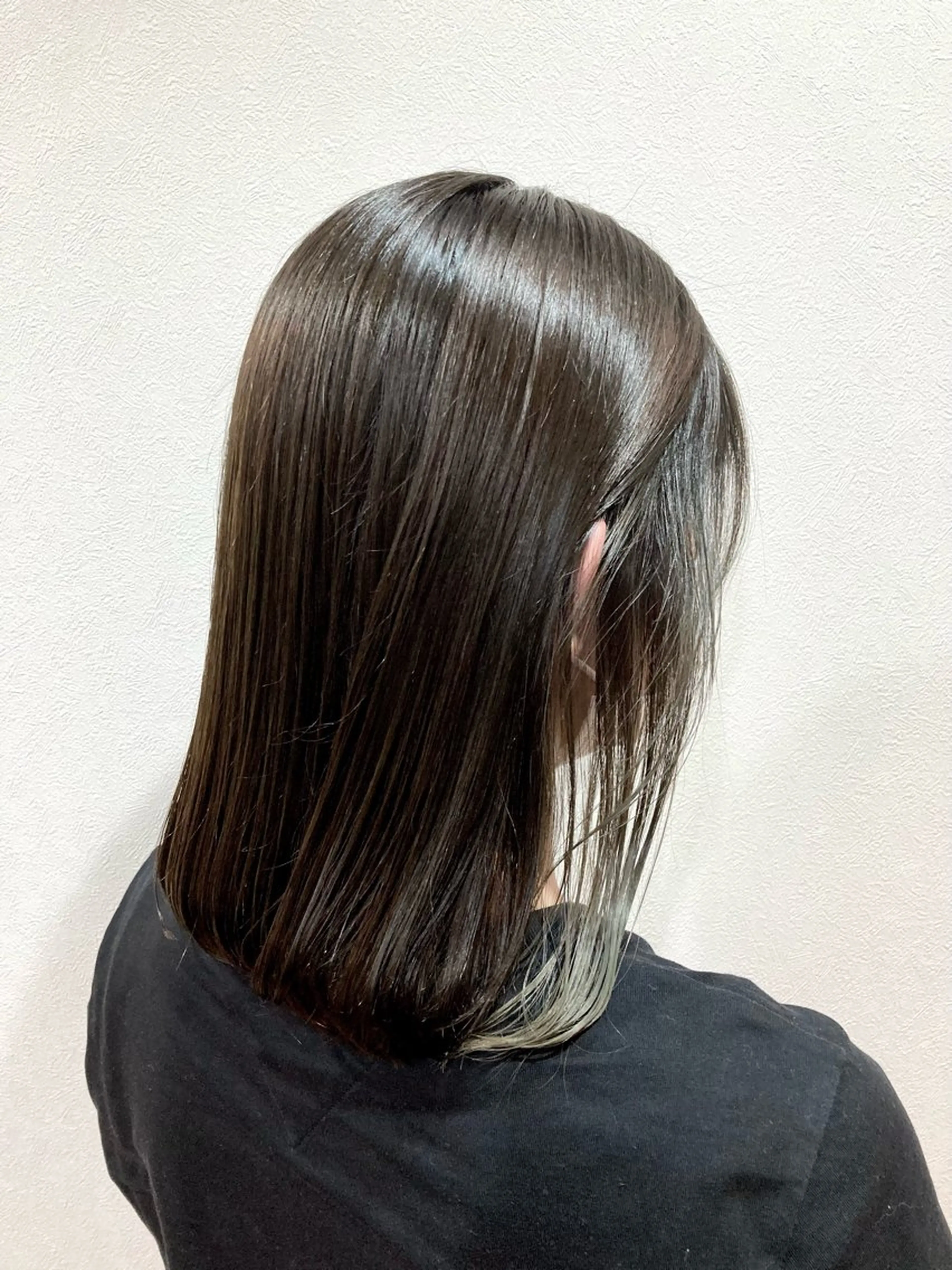 ミディアム Annon プライベートサロンのヘアスタイル