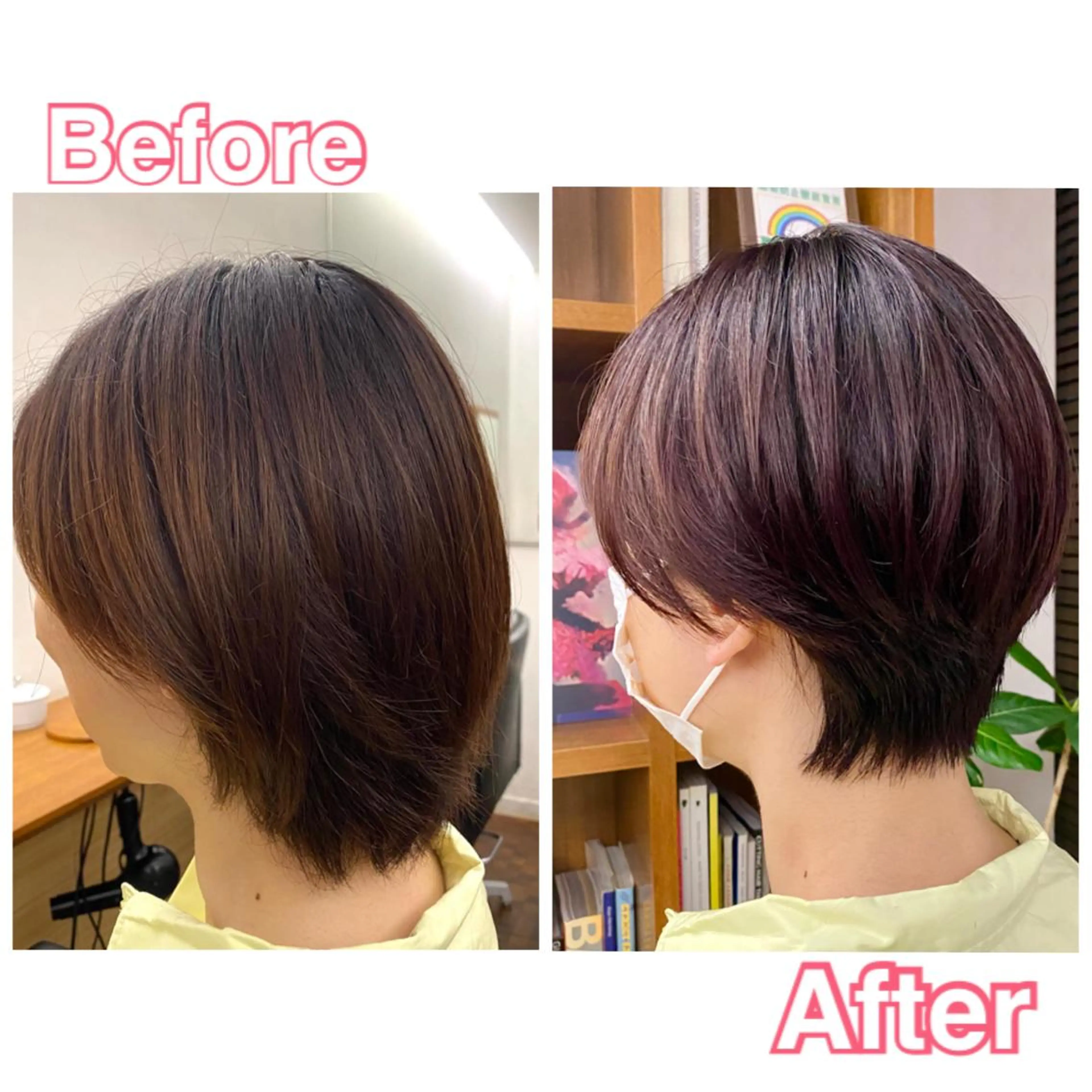 ショート 似合わせレイヤー/ ニュアンスパーマ高倉のヘアスタイル