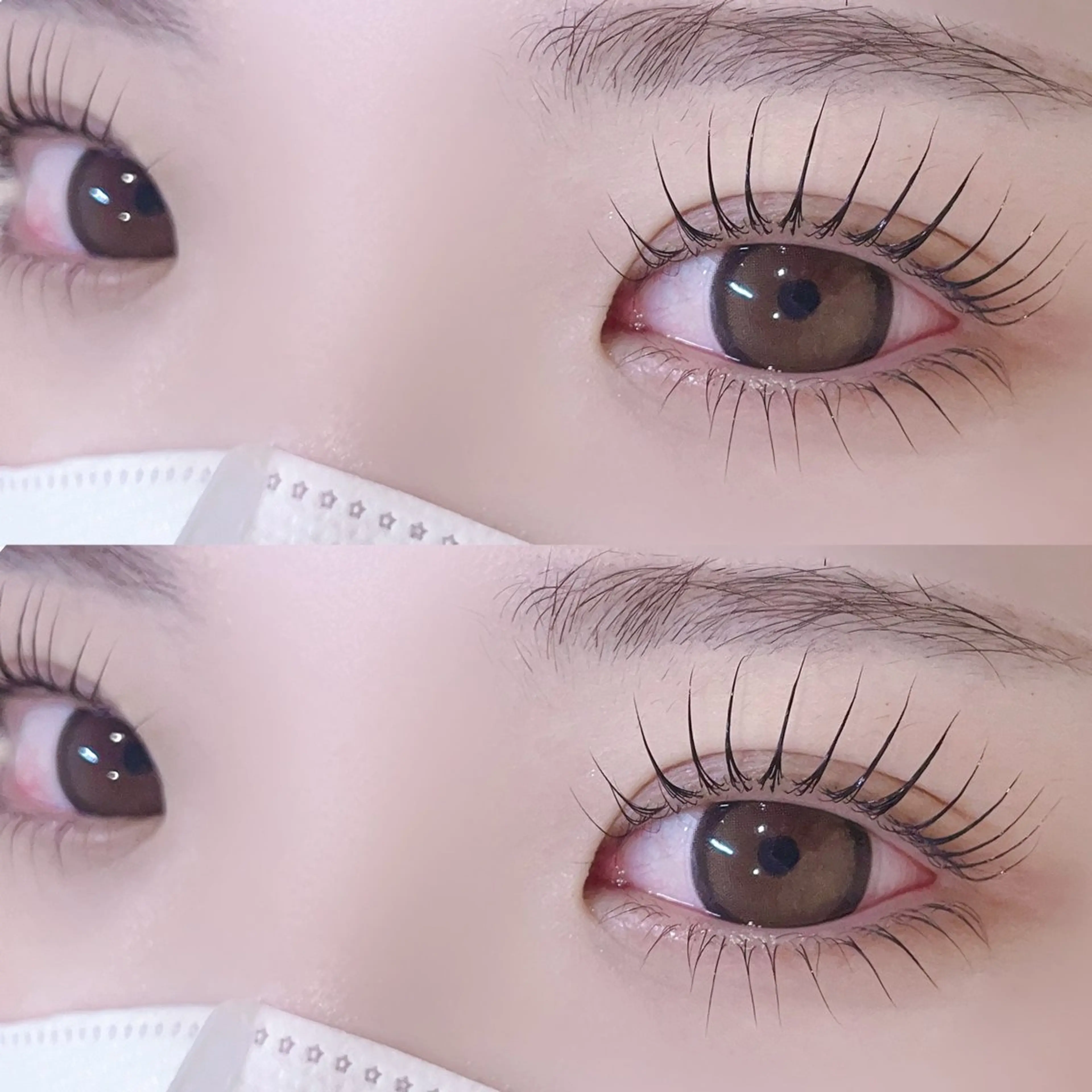 マツエク・マツパ マツパ 🎀束感/エクパーマ Hibiki🎀のマツエク・マツパデザイン