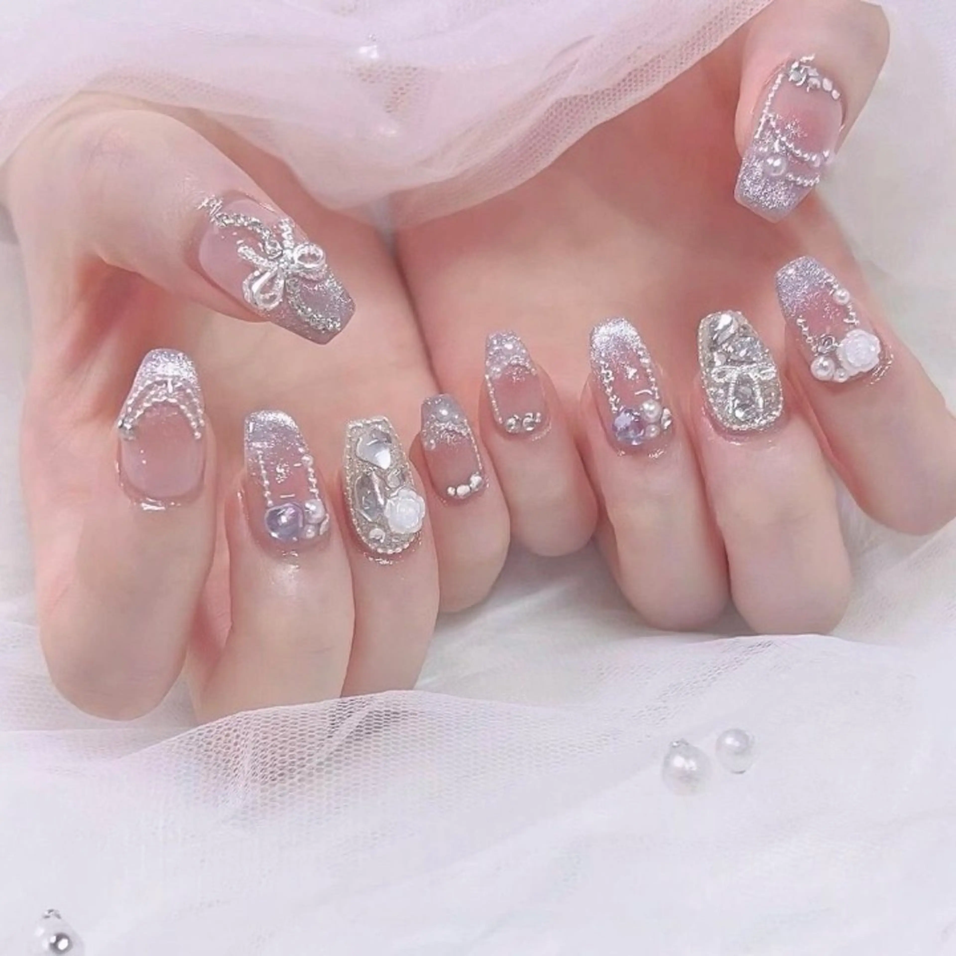 カラー グラデーションカラー ハンドネイル AIN Nailのネイルデザイン