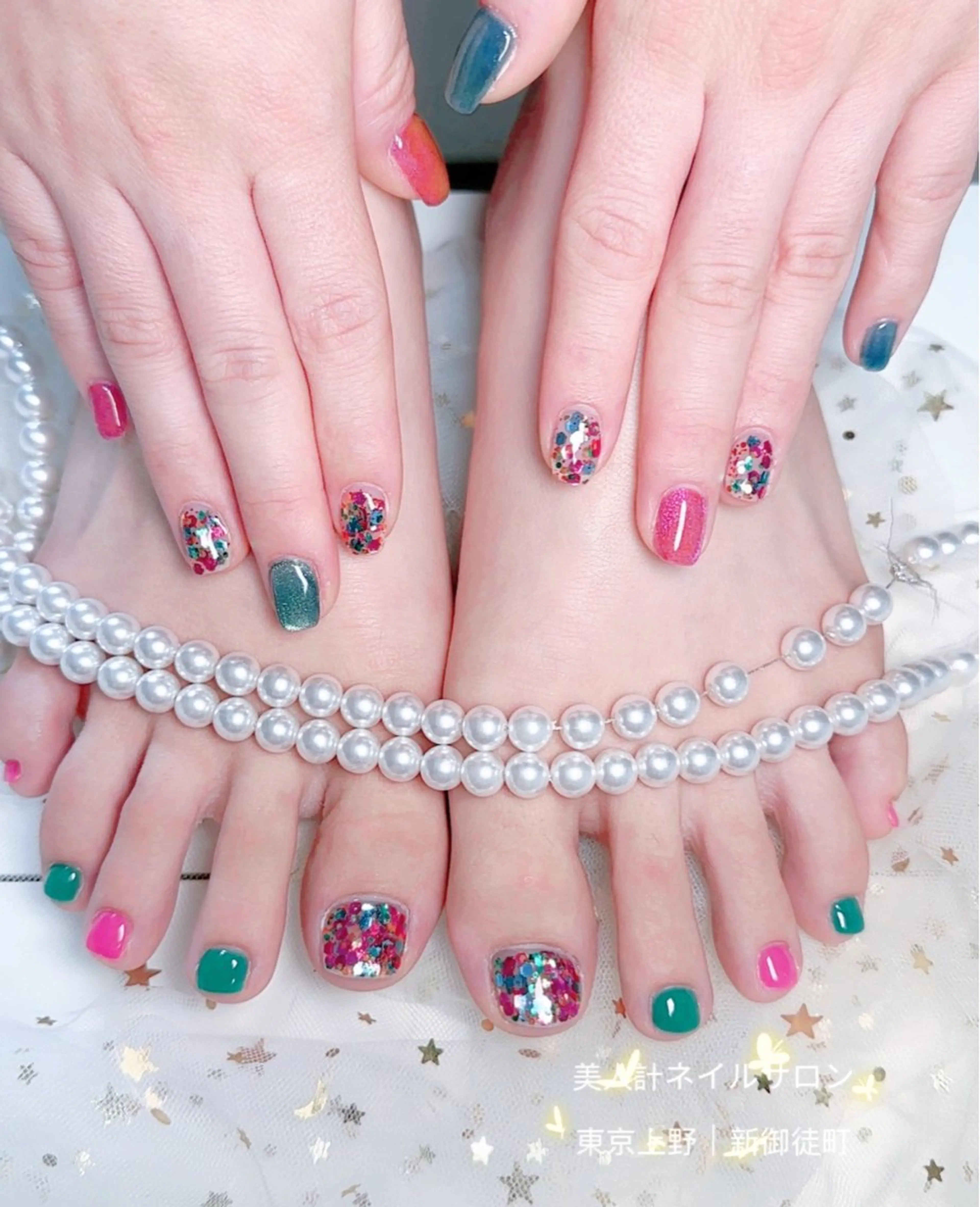 ネイル ハンドネイル フットネイル 中山 美月のネイルデザイン