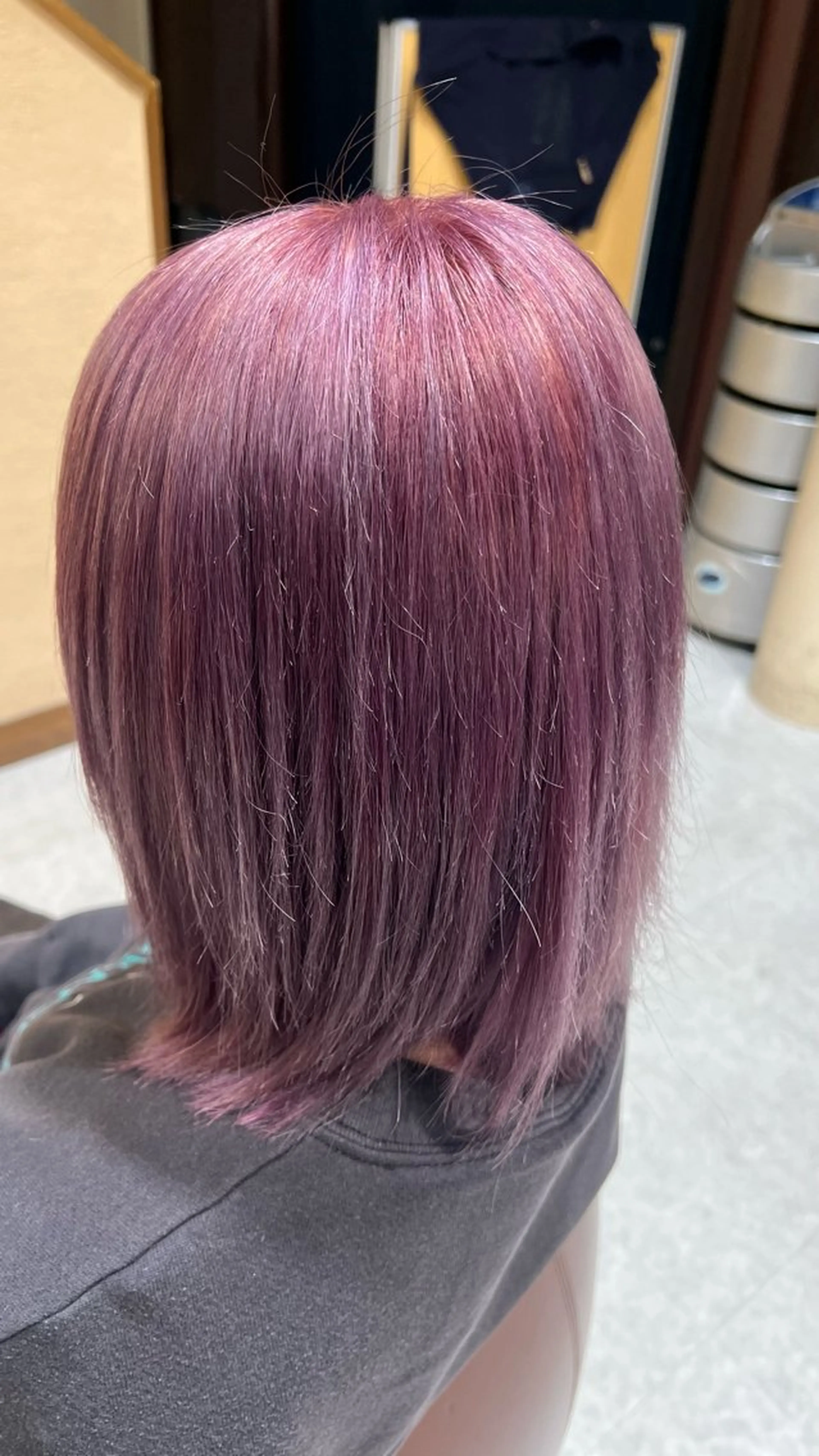 カラー ピンクカラー 🐕 かこ𓈒𓂂𓏸💫のヘアスタイル