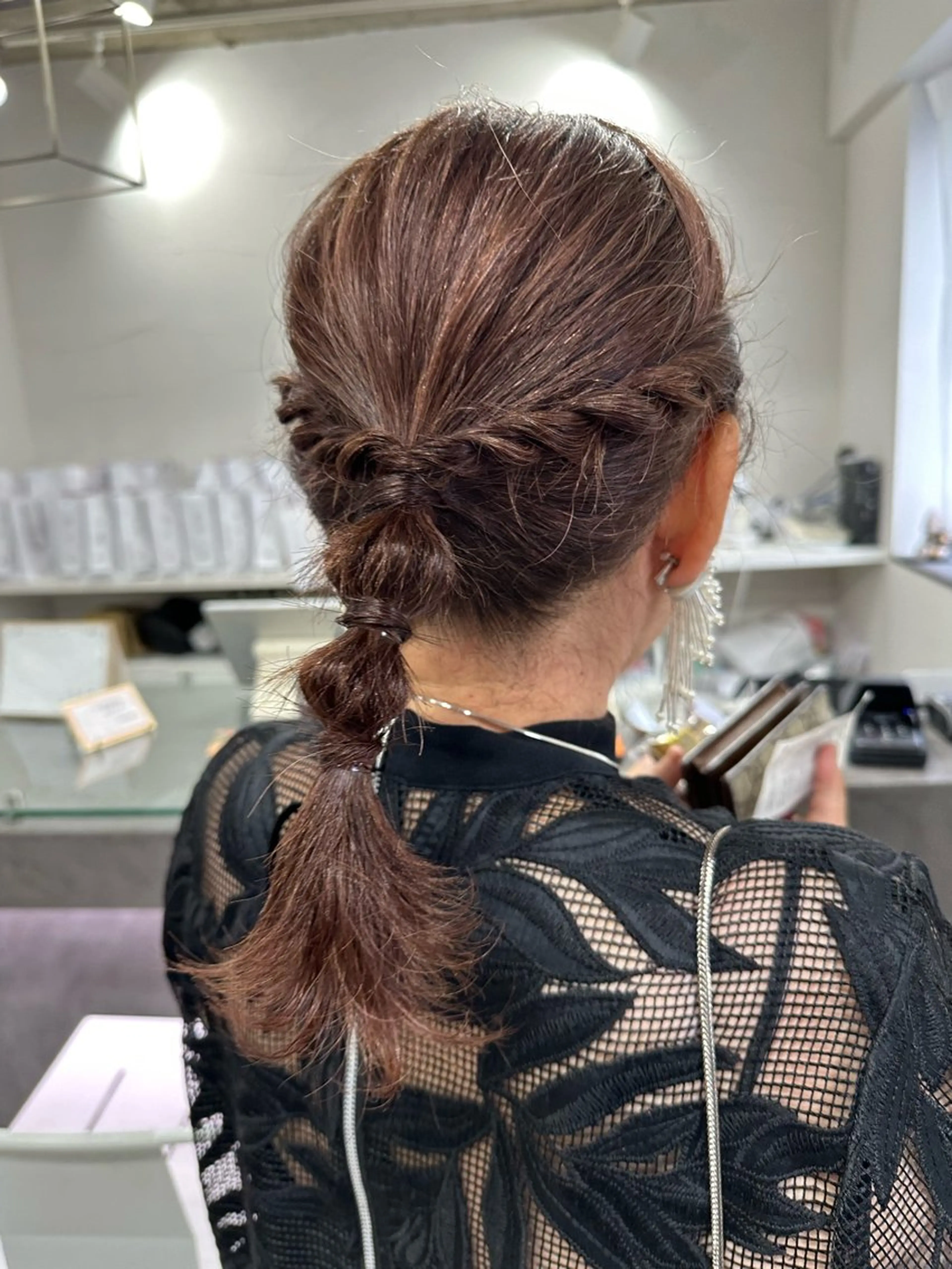 ヘアアレンジ ヘアセット さあや 【透け感/艶感】のヘアスタイル