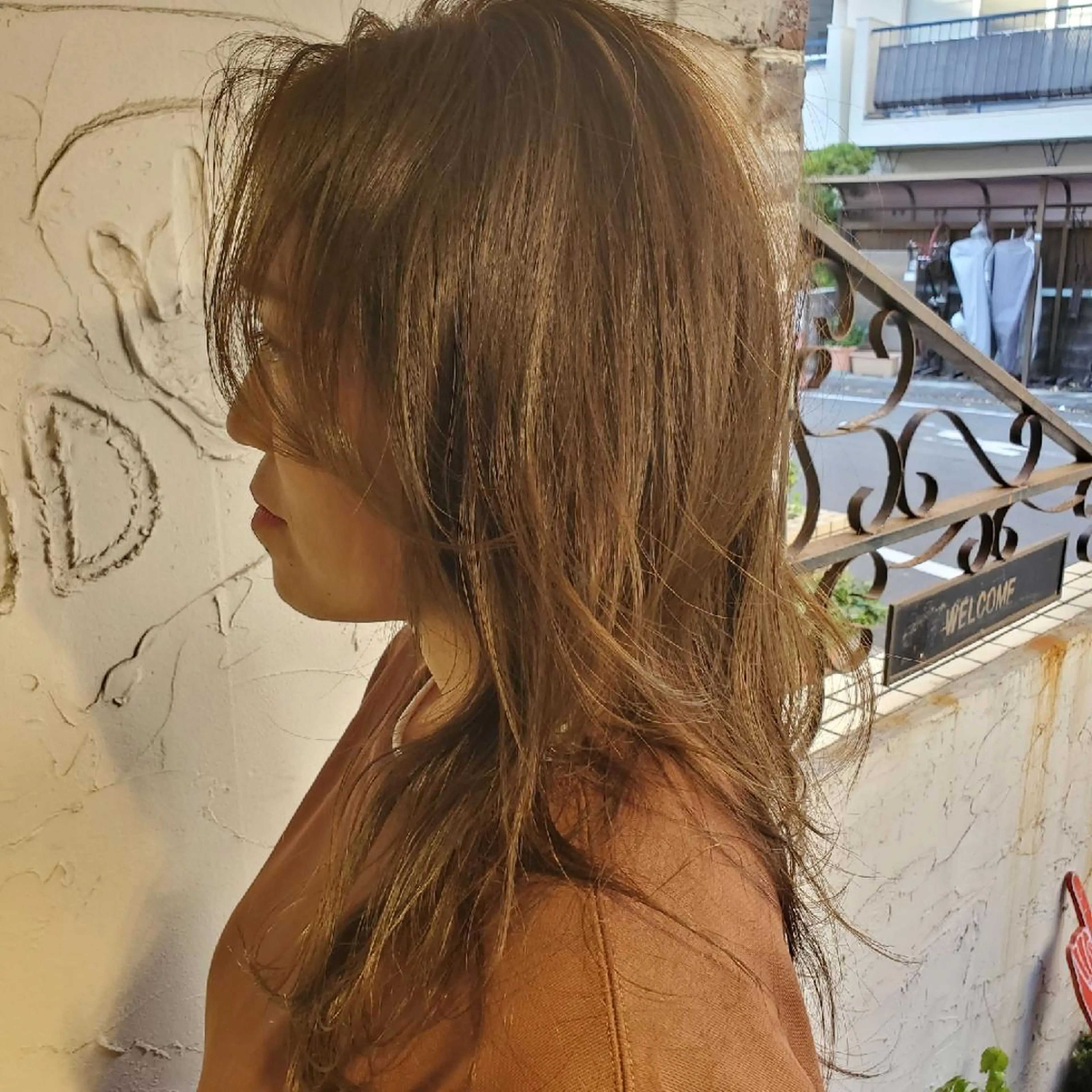 ロング カラー カット ヘアカラー トリートメント 韓国ヘア レイヤー くびれヘアMATSUのヘアスタイル