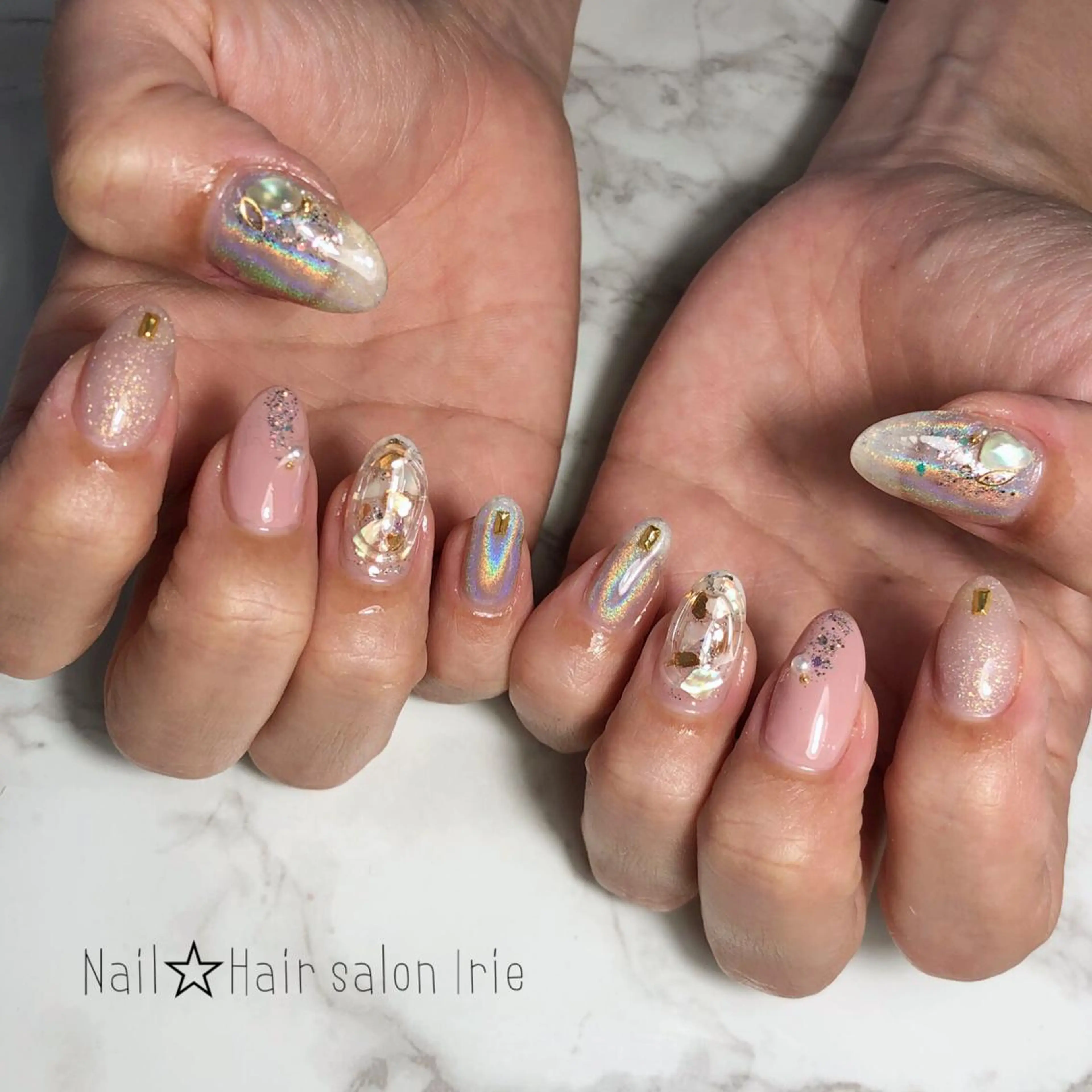 ネイル ハンドネイル Hair salon Irie所属・與儀 知佳のネイルデザイン