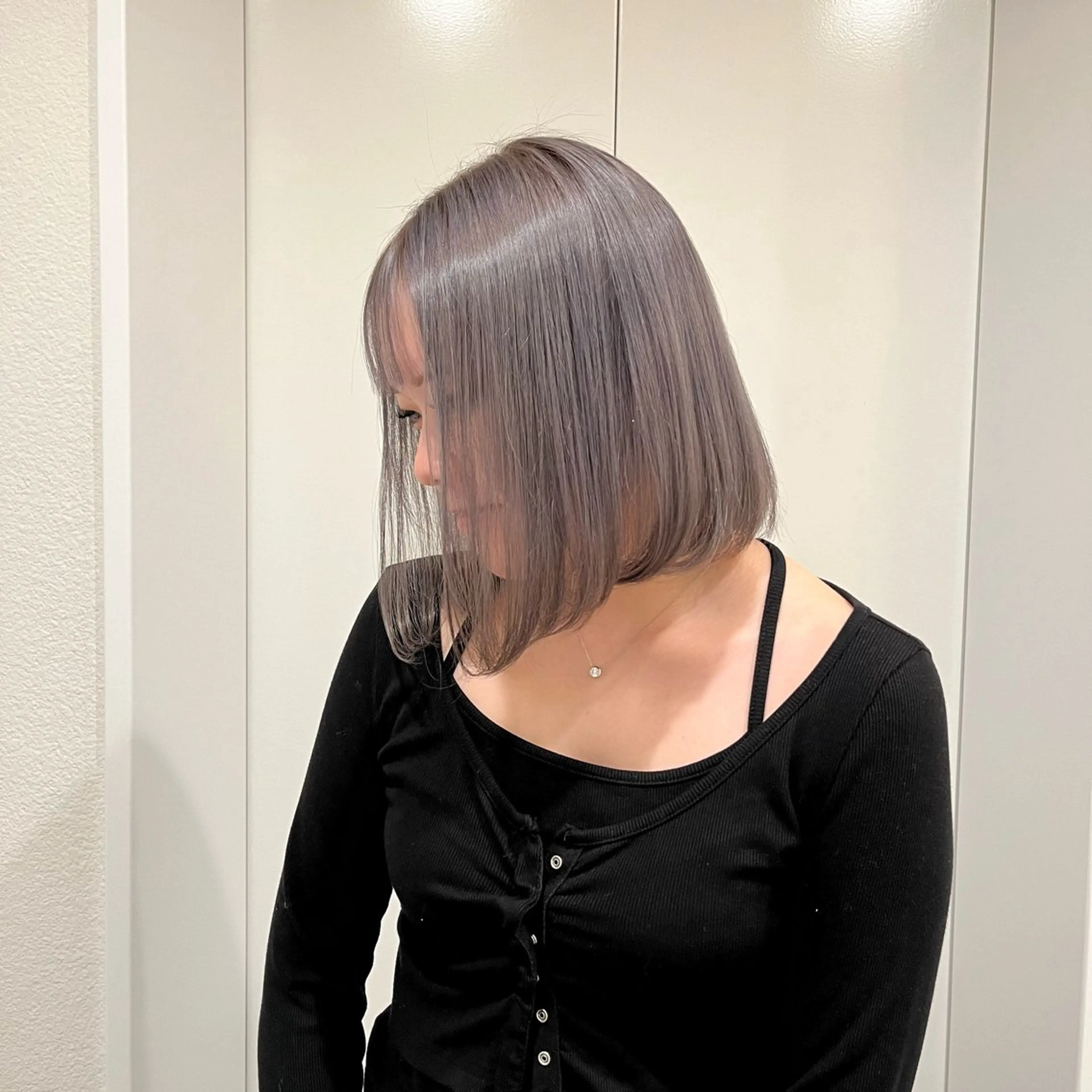 ショート カラー 🎀ゆな🎀ブリーチ /ショートウルフのヘアスタイル