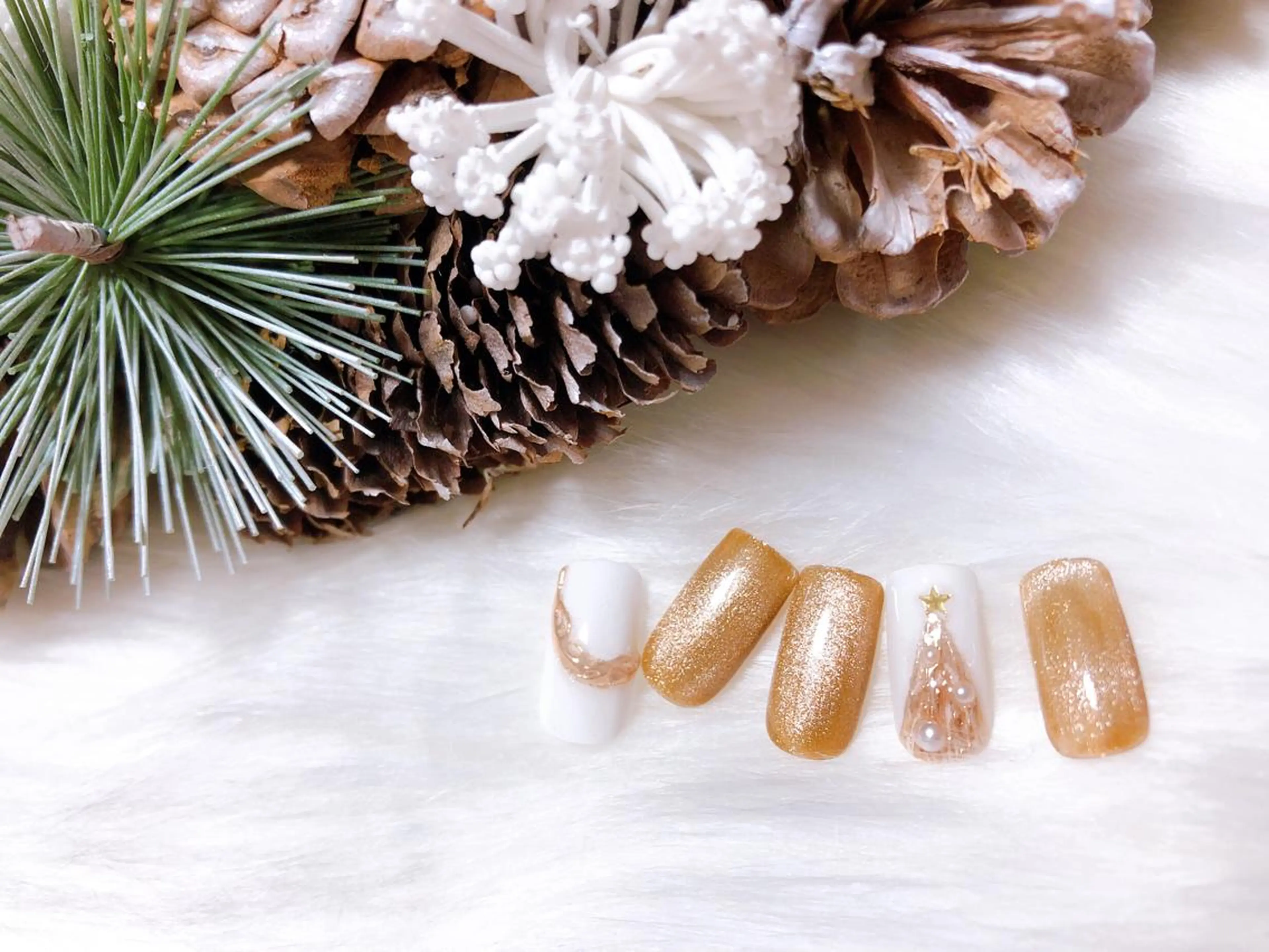 ネイル 冬ネイル クリスマス kiki nail &brow二子玉川の眉毛・アイブロウイメージ